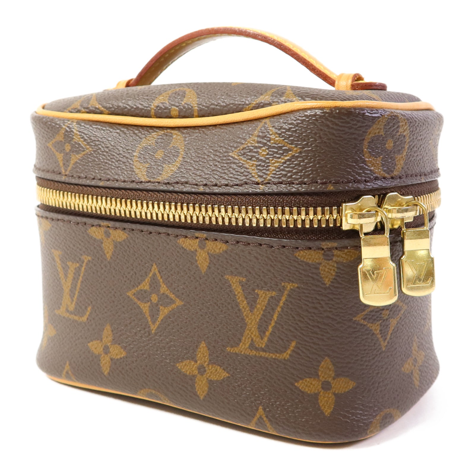 LOUIS VUITTON Monogram Nice Nano金扣化妝袋