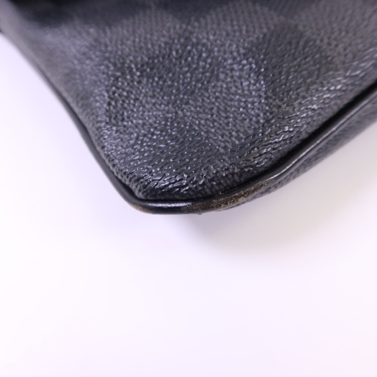 LOUIS VUITTON Damier Graphite Thomas銀扣肩背袋