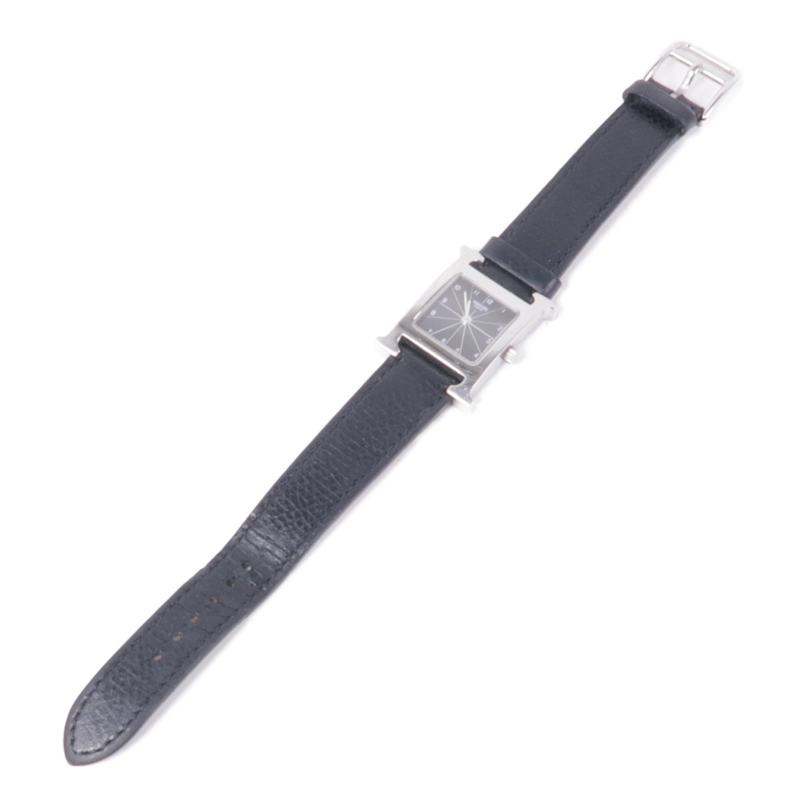 HERMES H Watch HH1.210 Quartz Watch Black