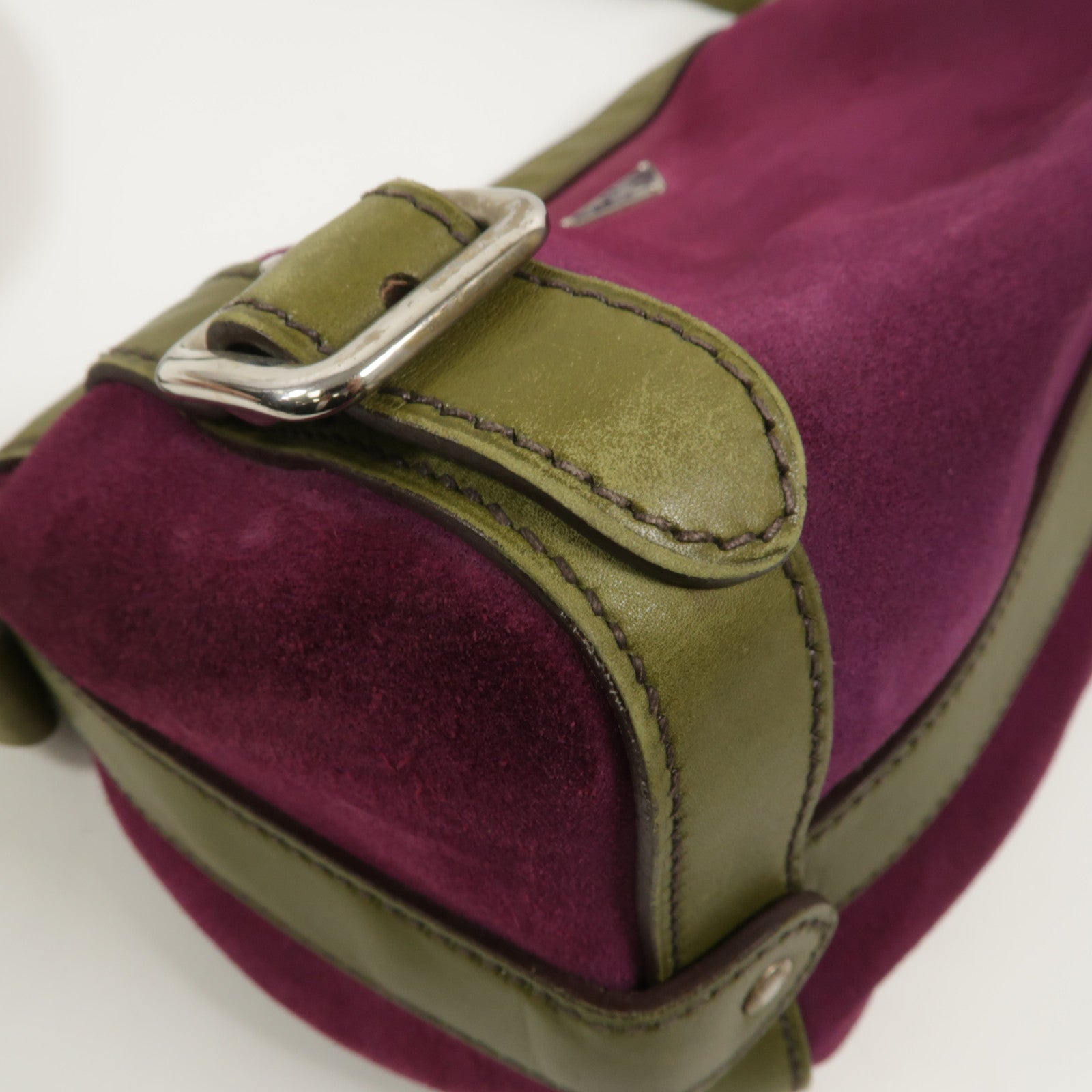 PRADA 麂皮皮革Shoulder Bag肩背袋