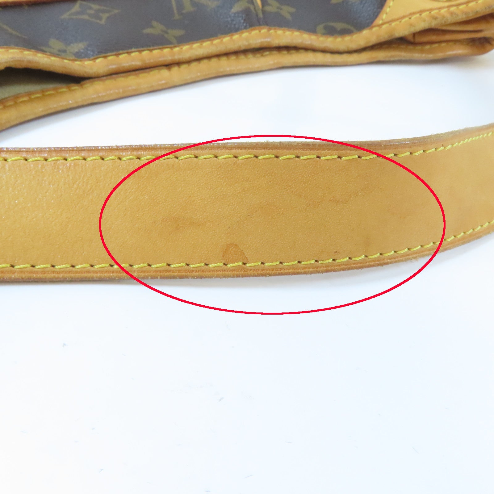 LOUIS VUITTON 【激減優惠】Monogram Galliera PM金扣肩背袋棕色