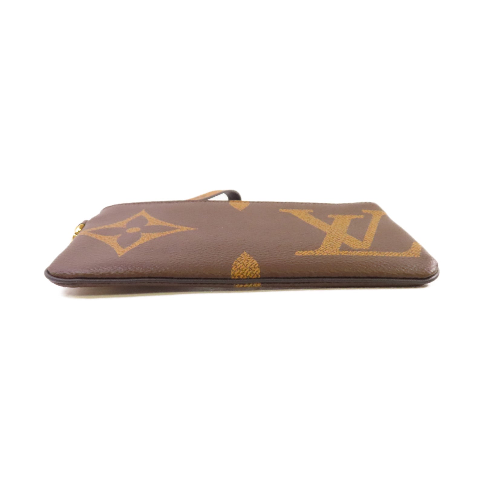 LOUIS VUITTON 【激減優惠】Monogram Trio Pouch金扣手拿包啡色