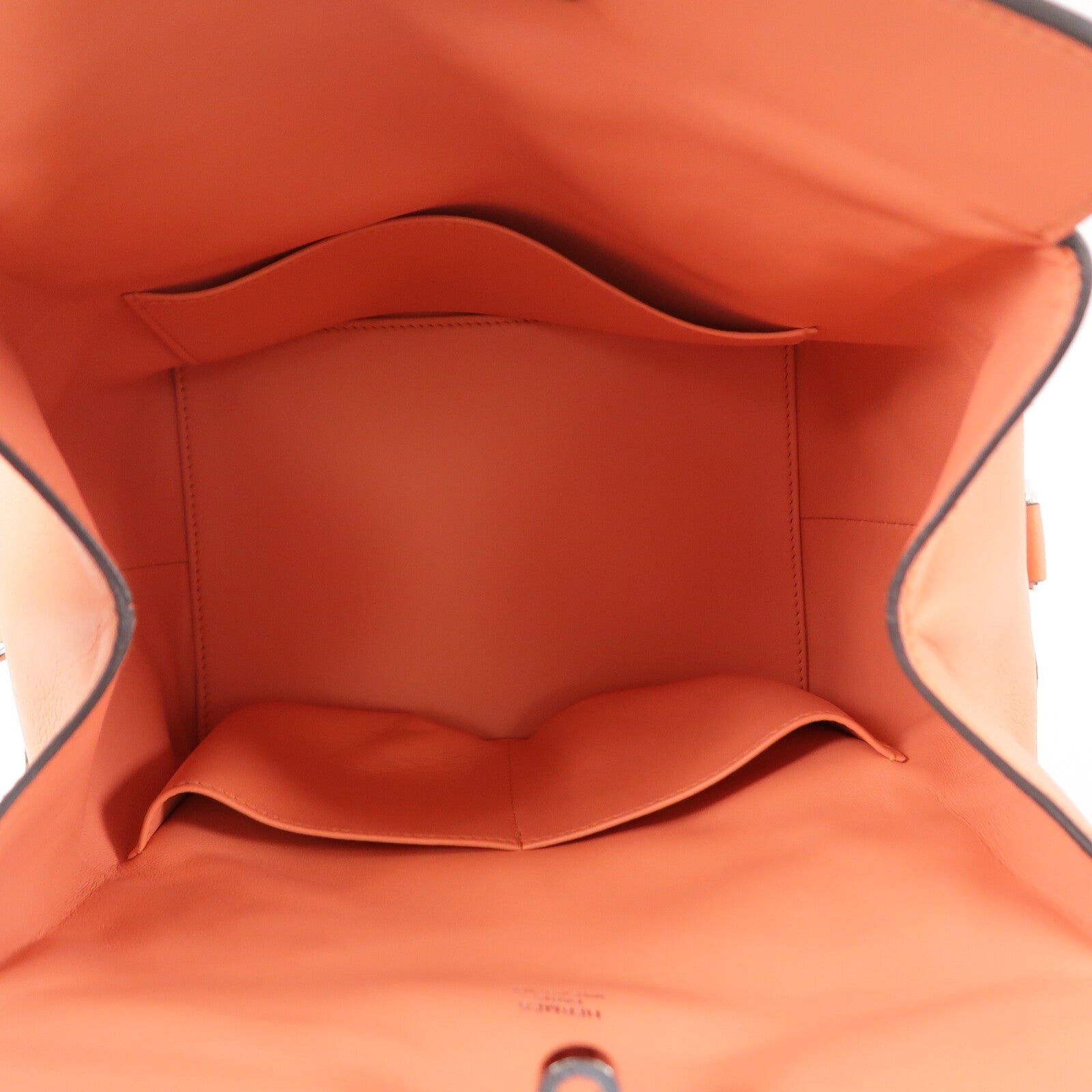 HERMES Evercolor皮革Toolbox 20手挽肩背兩用袋Crevette