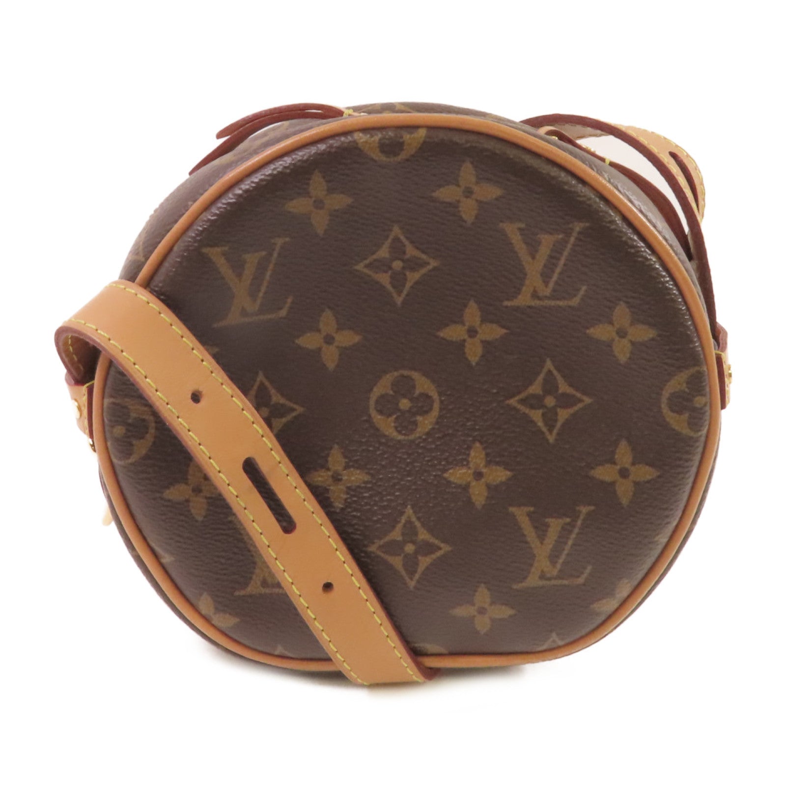 LOUIS VUITTON Monogram Boite Chapeau Souple Shoulder Bag金扣肩背袋啡色