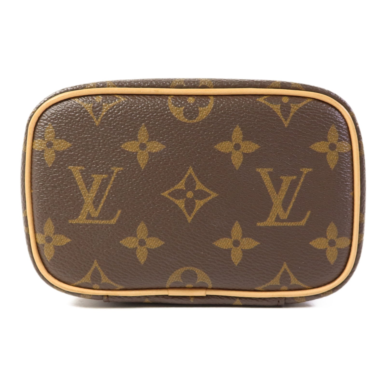 LOUIS VUITTON Monogram Nice Nano金扣化妝袋