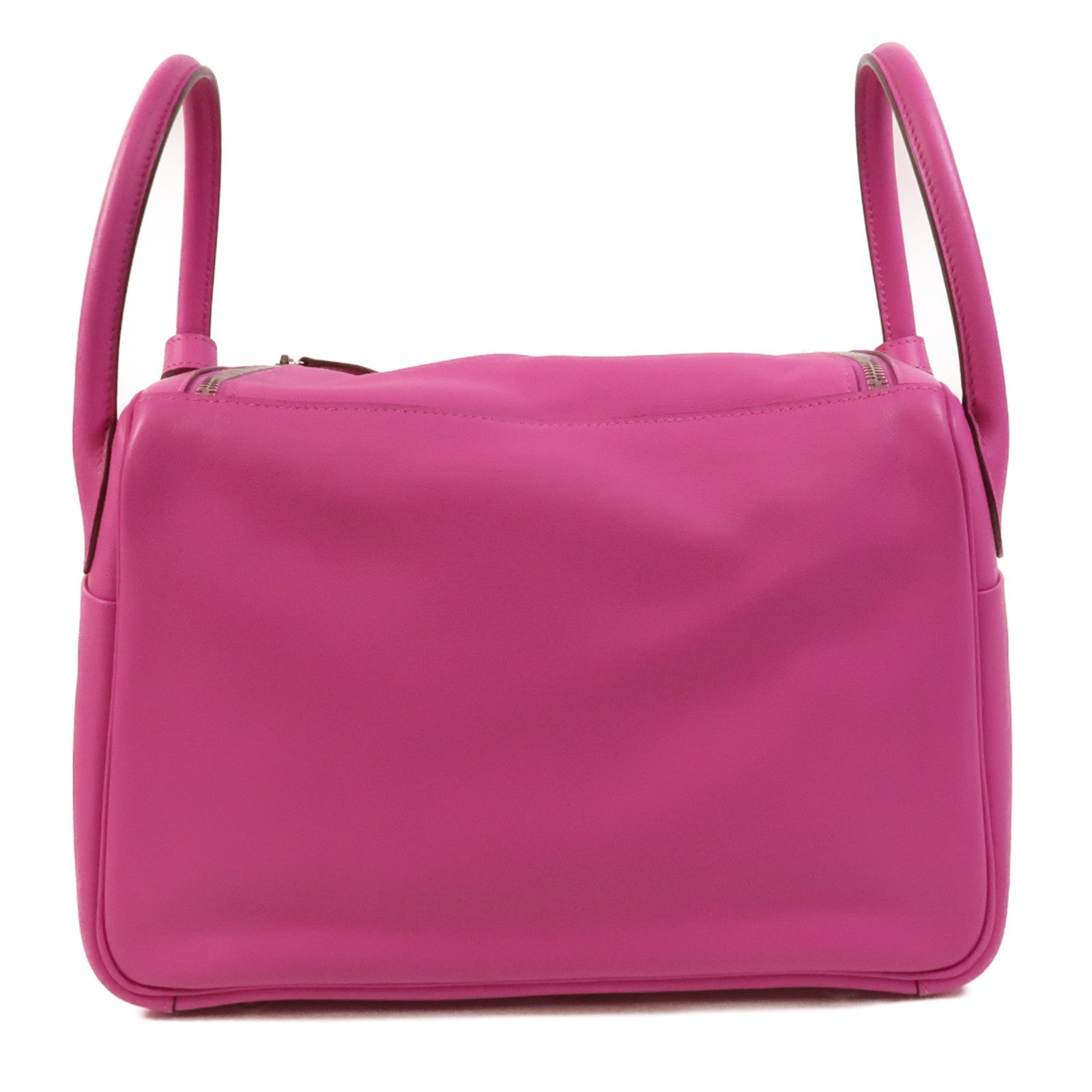 HERMES Swift/Epsom皮革Lindy 30手挽肩背兩用袋Rose Purple