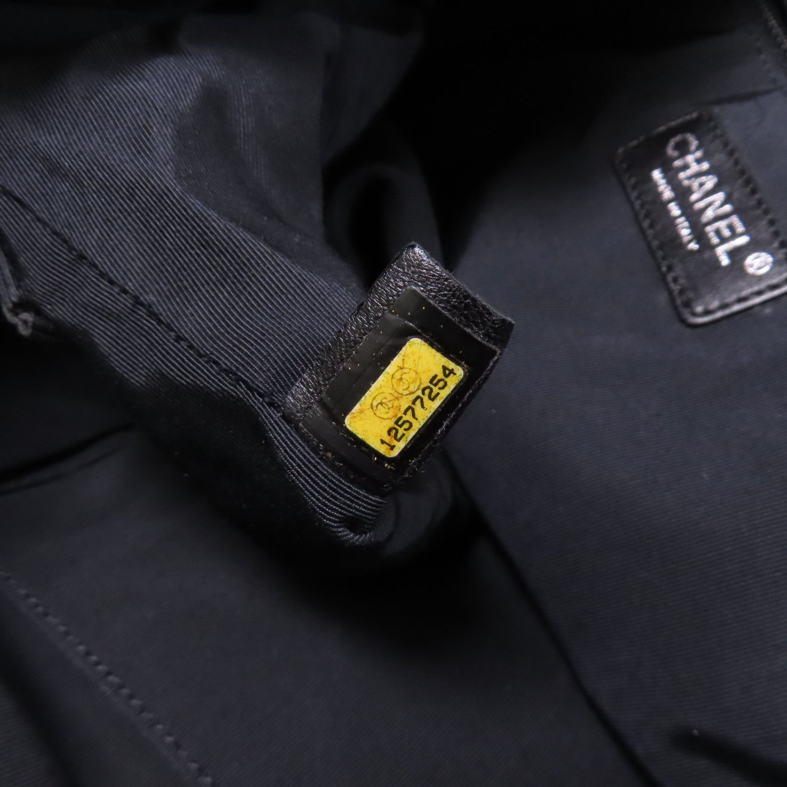 CHANEL 尼龍Chain Shoulder Tote銀扣肩背袋/手挽袋