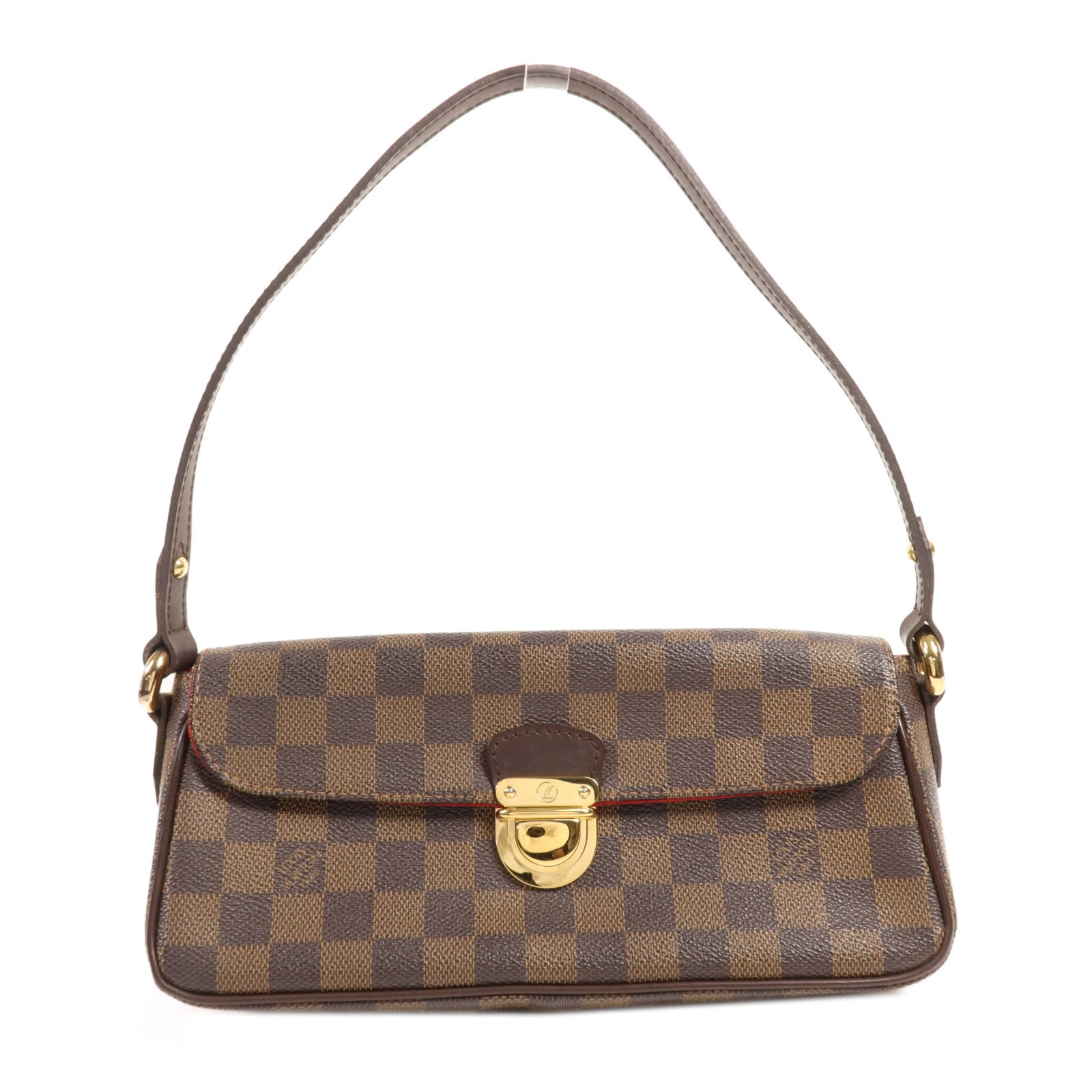 LOUIS VUITTON Damier Ravello PM金扣肩背袋