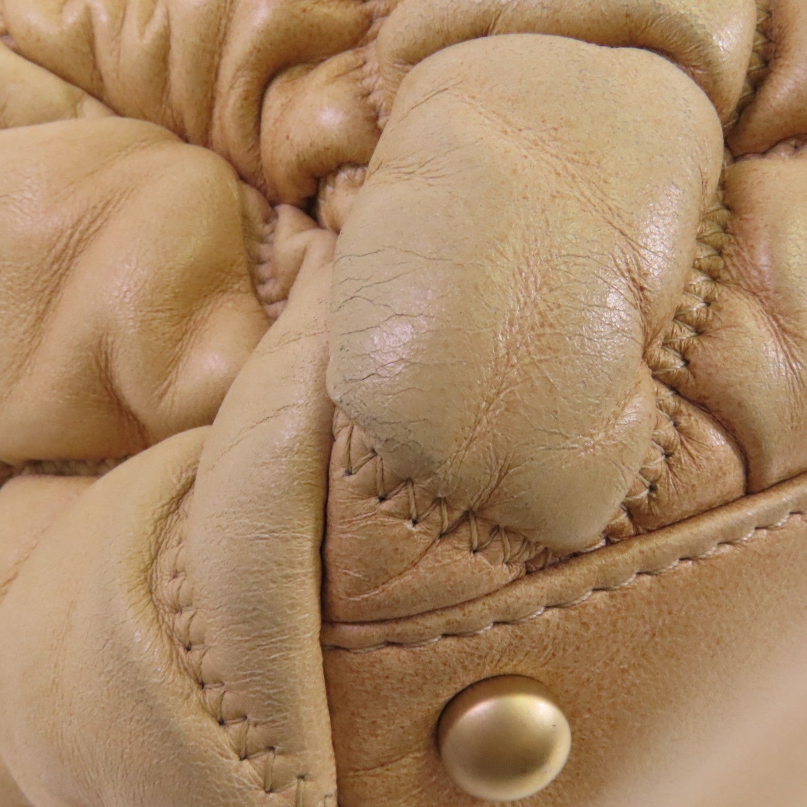 CHANEL 羊皮皮革Chain Shoulder金扣鏈帶肩背袋