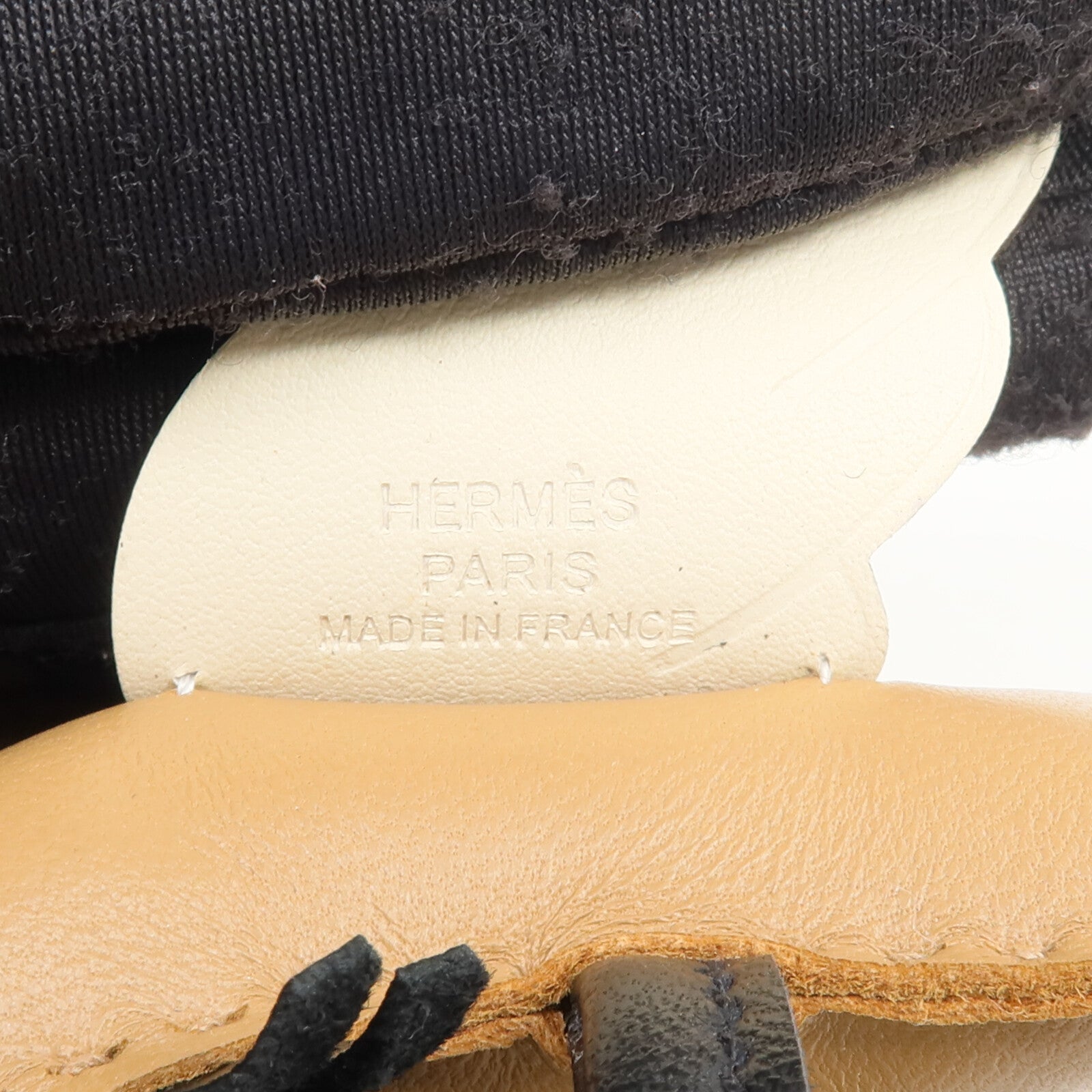 HERMES Milo/Swift皮革Rodeo Pegase PM掛飾Noir/Chai/Nata