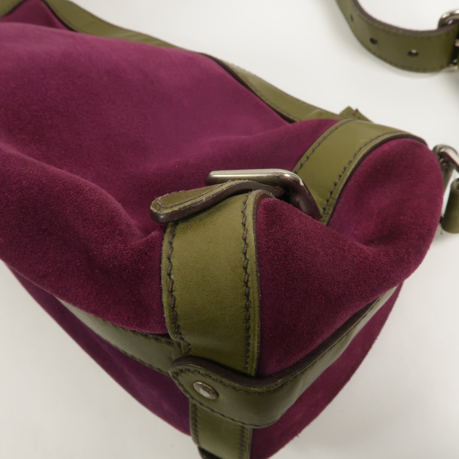 PRADA 麂皮皮革Shoulder Bag肩背袋
