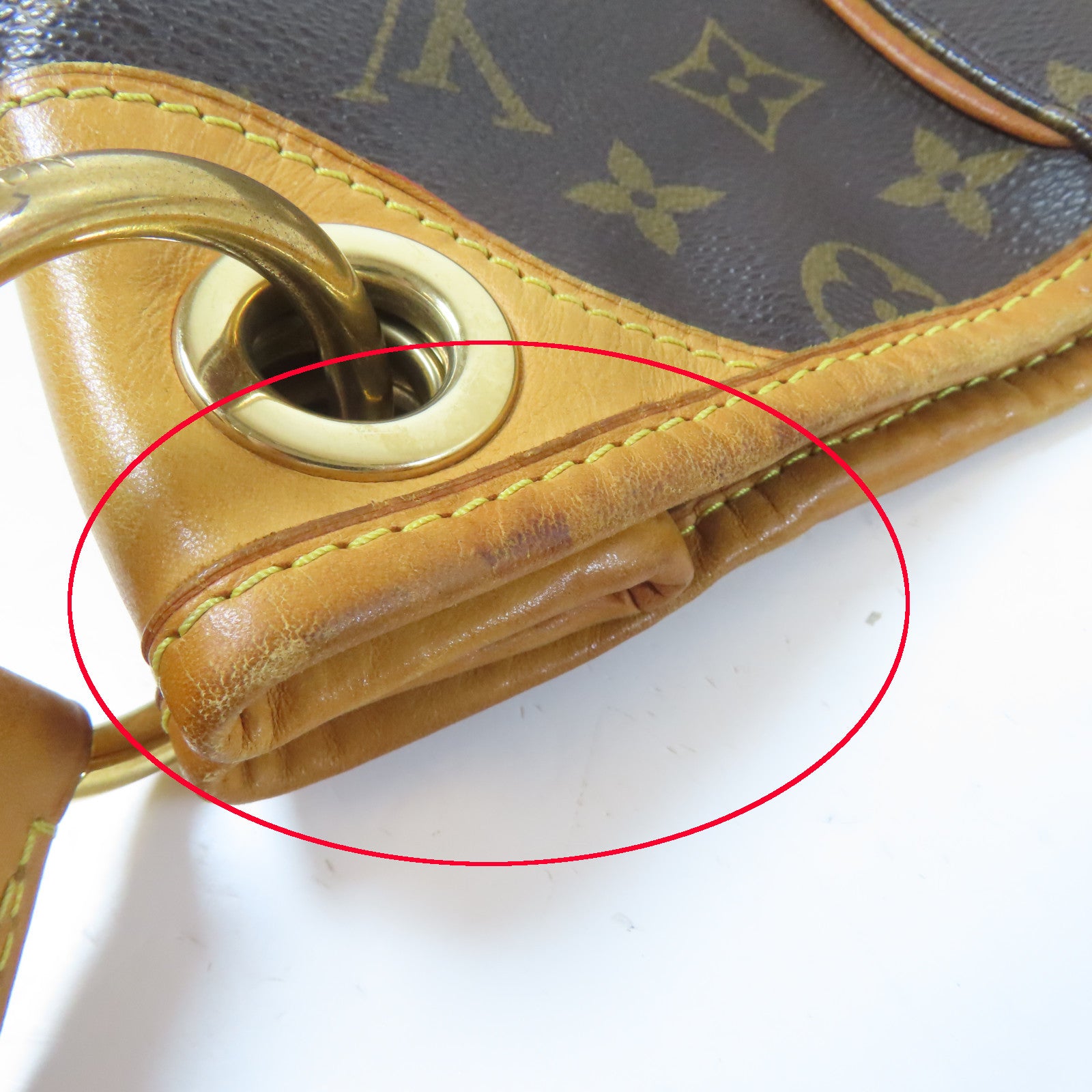 LOUIS VUITTON 【激減優惠】Monogram Galliera PM金扣肩背袋棕色