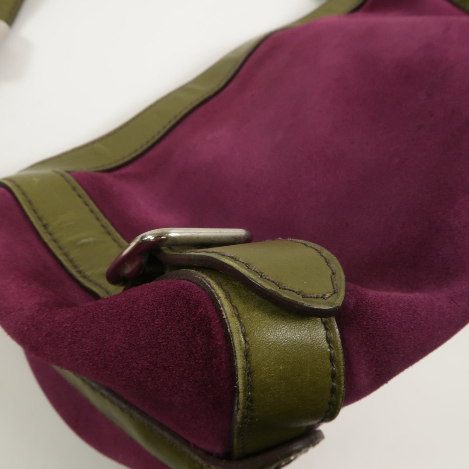 PRADA 麂皮皮革Shoulder Bag肩背袋