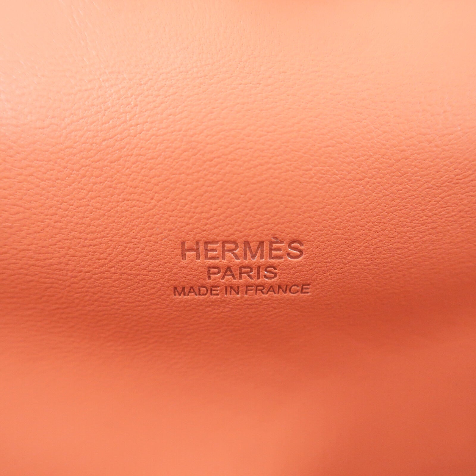 HERMES Evercolor皮革Toolbox 20手挽肩背兩用袋Crevette