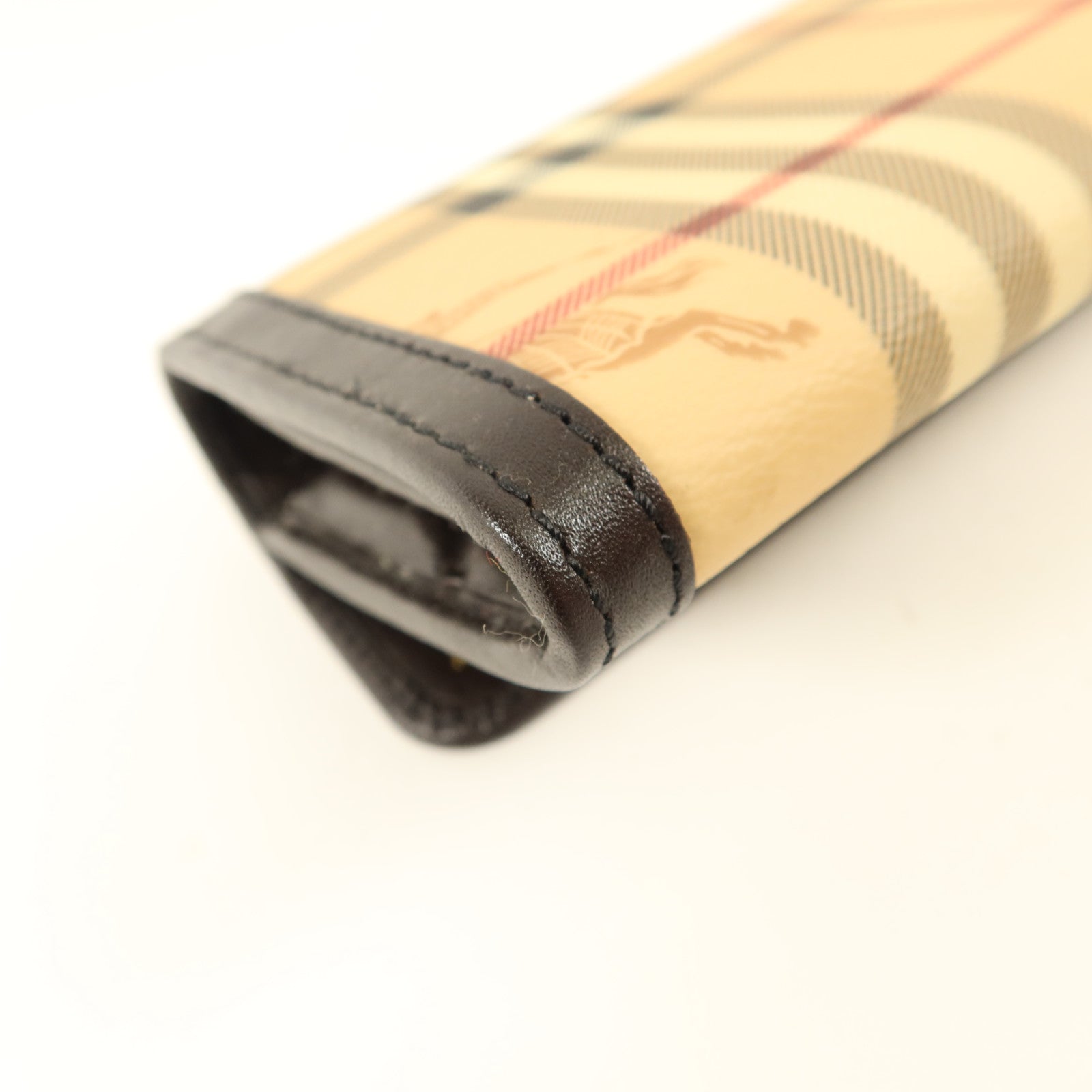 BURBERRY 塗層帆布Long Wallet金扣長錢包