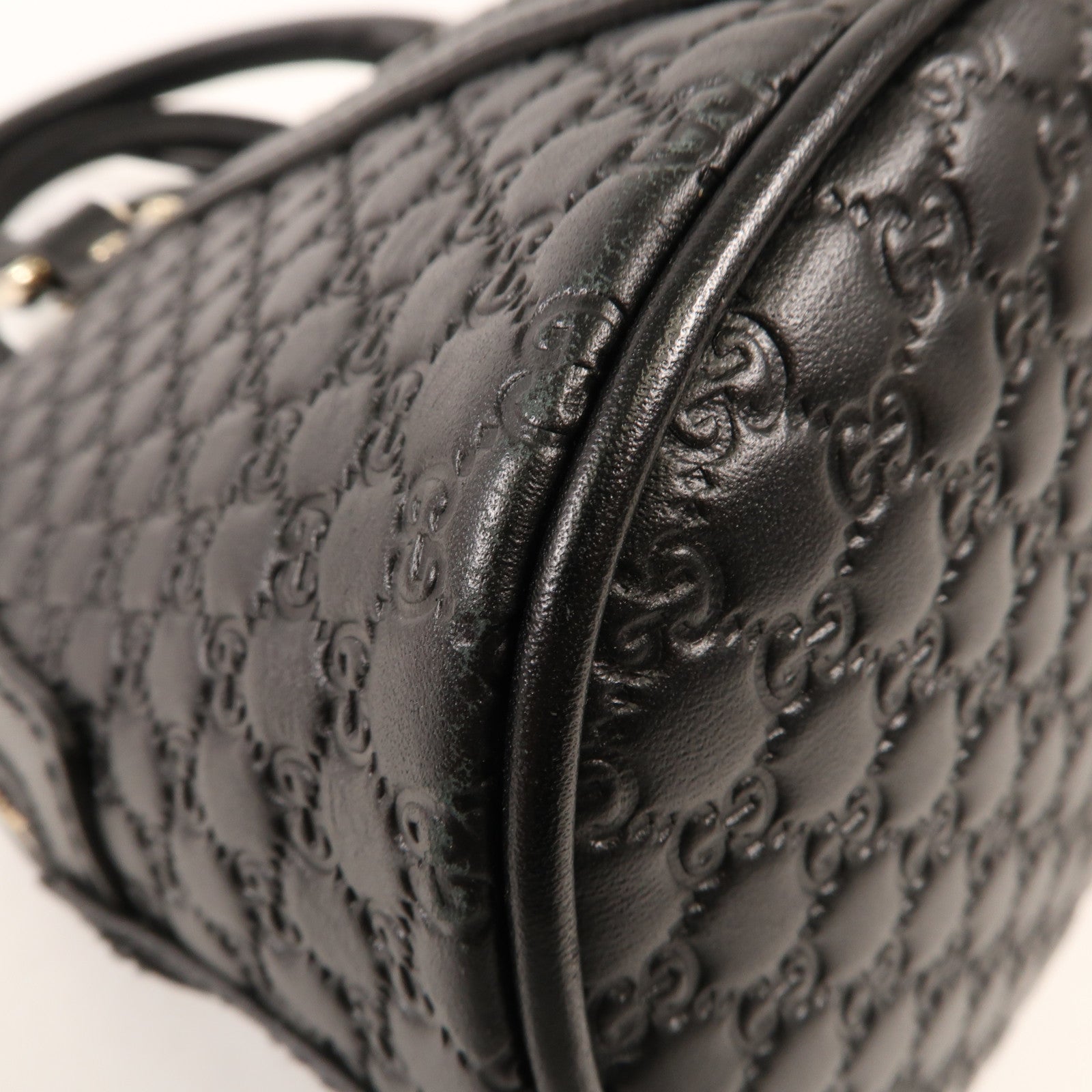 GUCCI 牛皮皮革2 Way Shoulder銀扣手挽肩背兩用袋