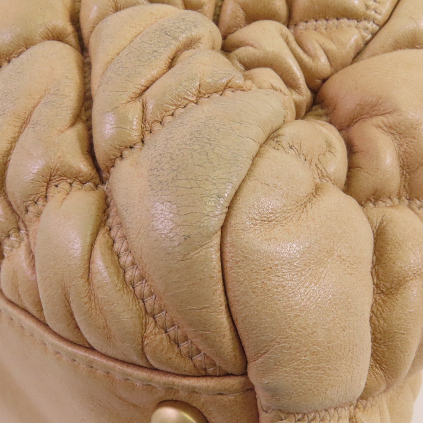 CHANEL 羊皮皮革Chain Shoulder金扣鏈帶肩背袋