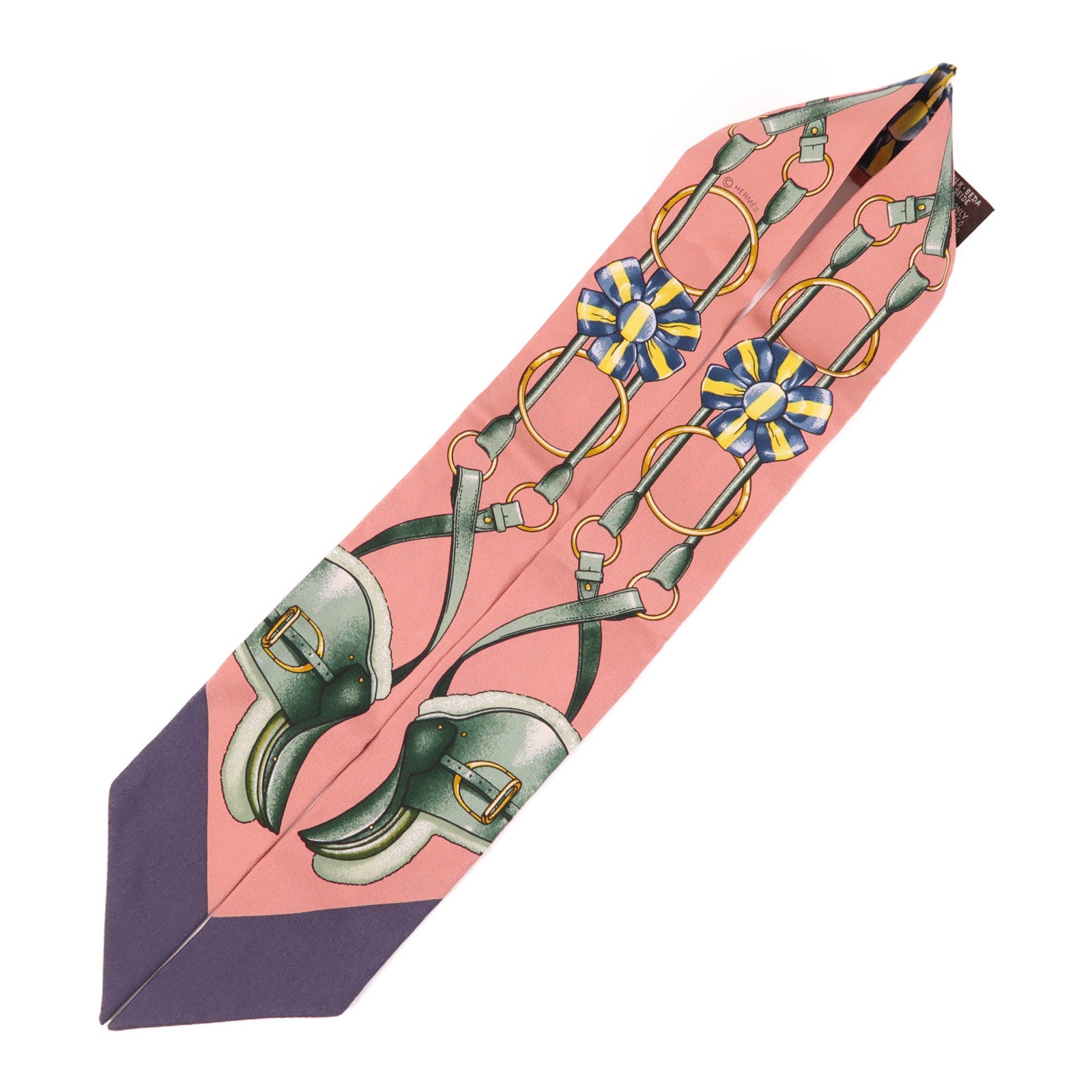 HERMES 絲質Twilly絲巾