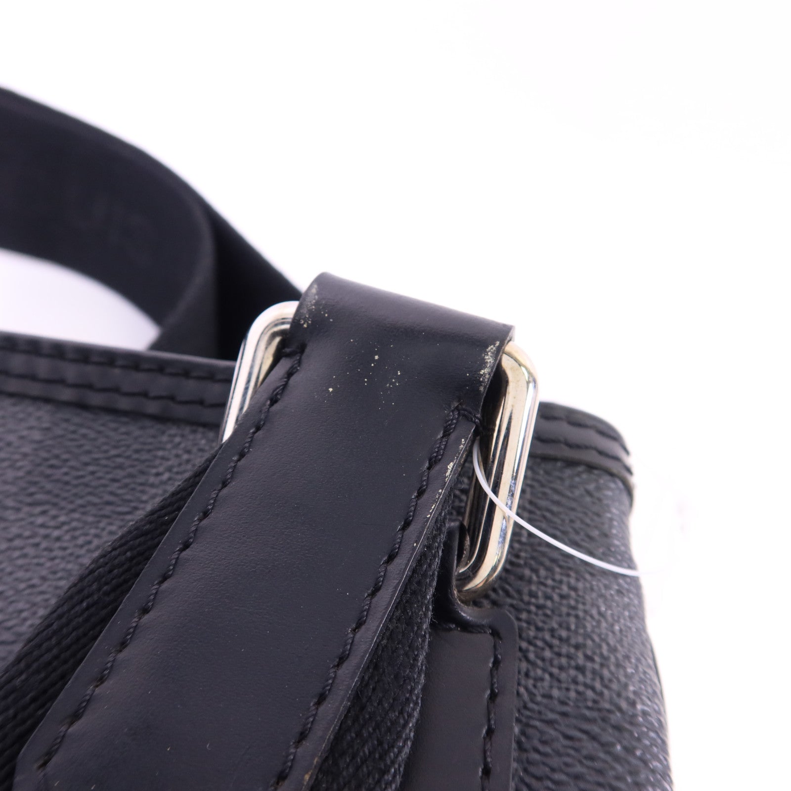 LOUIS VUITTON Damier Graphite Thomas銀扣肩背袋