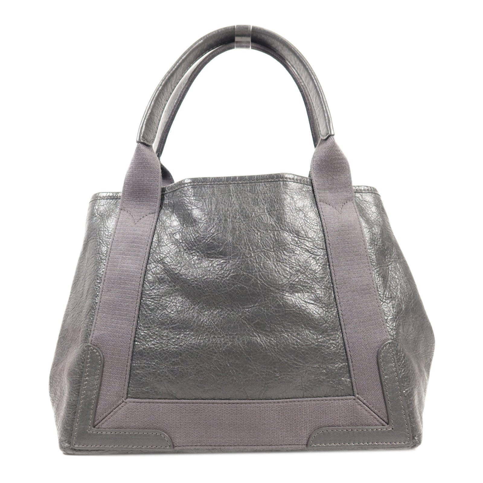 BALENCIAGA 牛皮皮革Cabas銀扣手挽袋