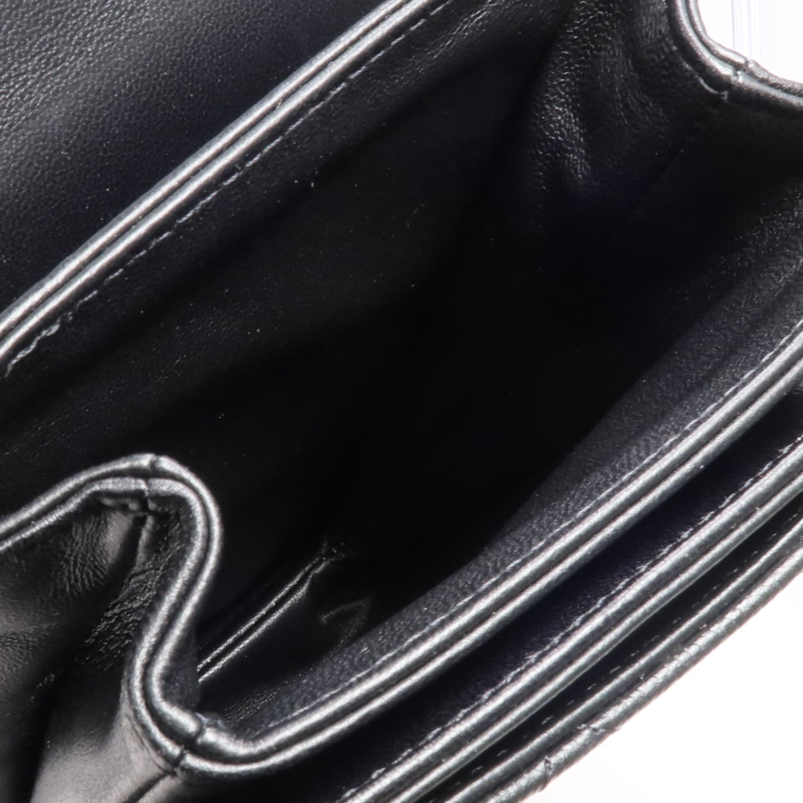 CHANEL 牛皮皮革Phone Holder金扣手挽肩背兩用袋