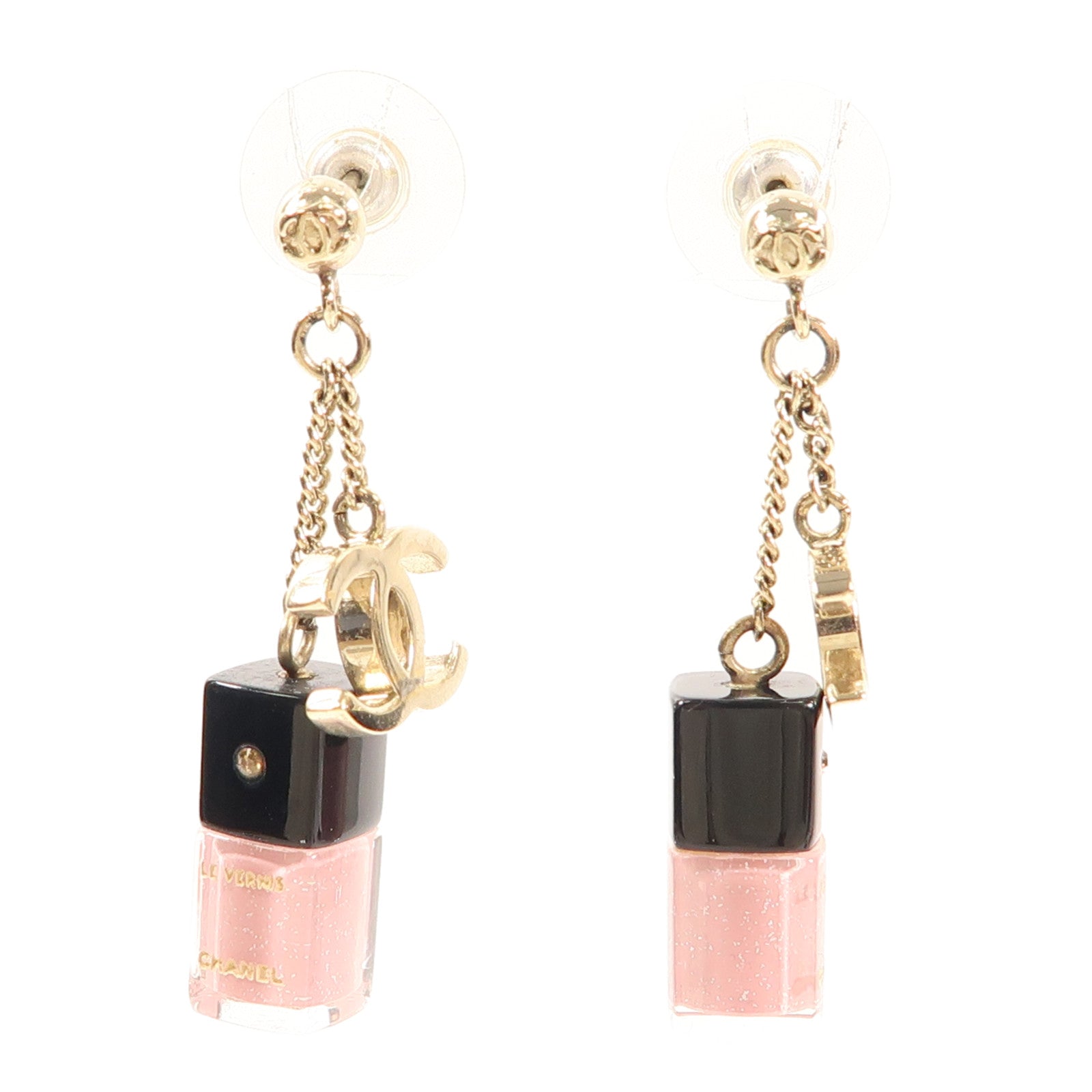 CHANEL PVC/金屬Earrings耳環