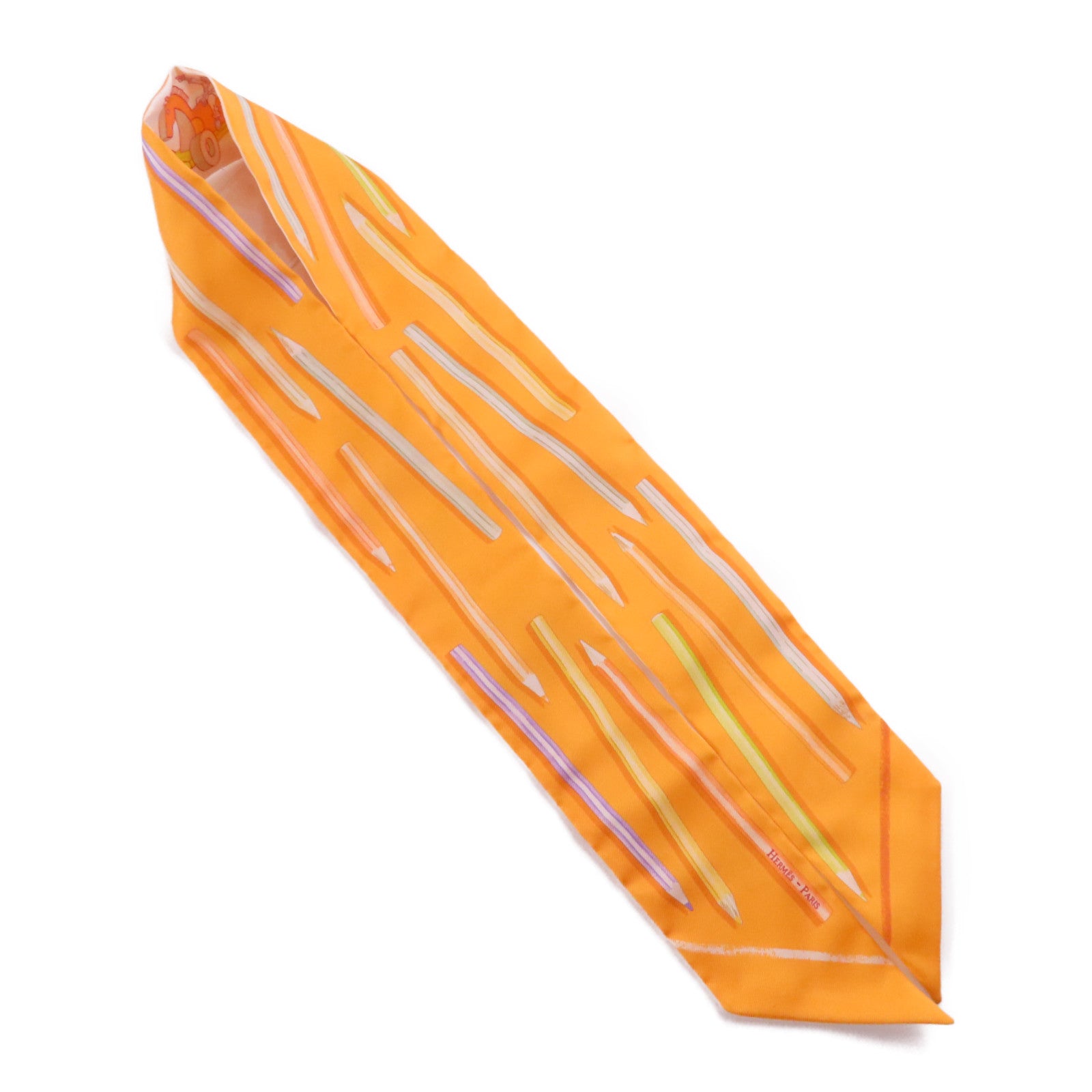 HERMES 絲質Twilly絲巾