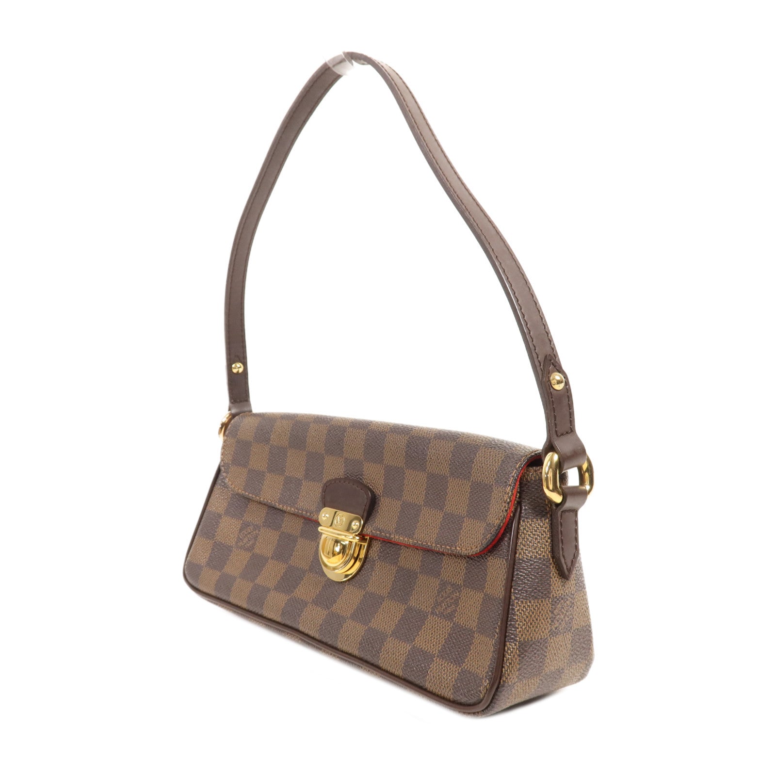 LOUIS VUITTON Damier Ravello PM金扣肩背袋