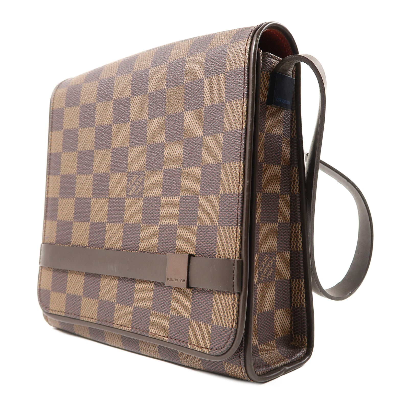 LOUIS VUITTON Damier Ebene Tribeca Mini肩背袋啡色