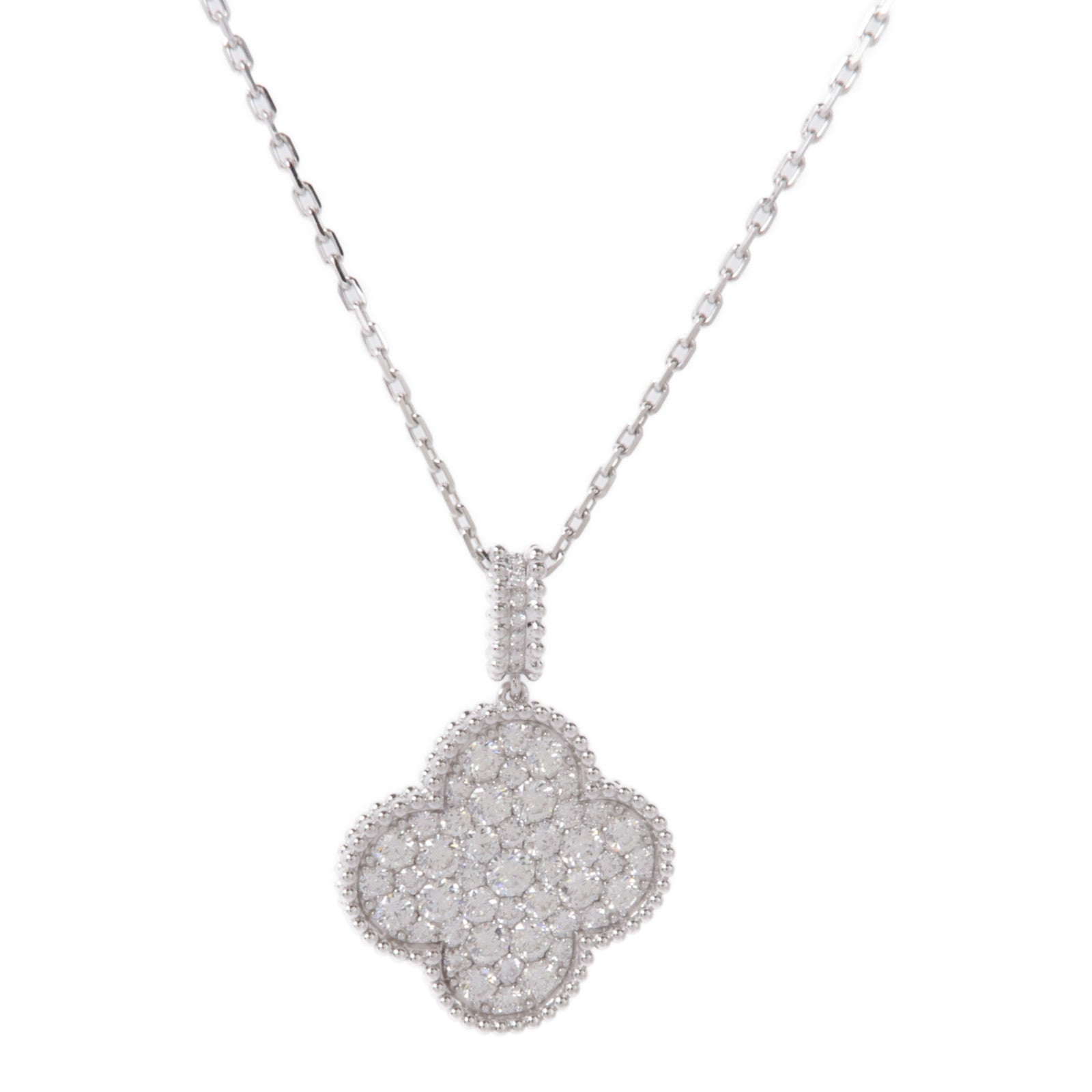 Van Cleef & Arpels 【激減優惠】18K白金Diamond Necklace項鍊