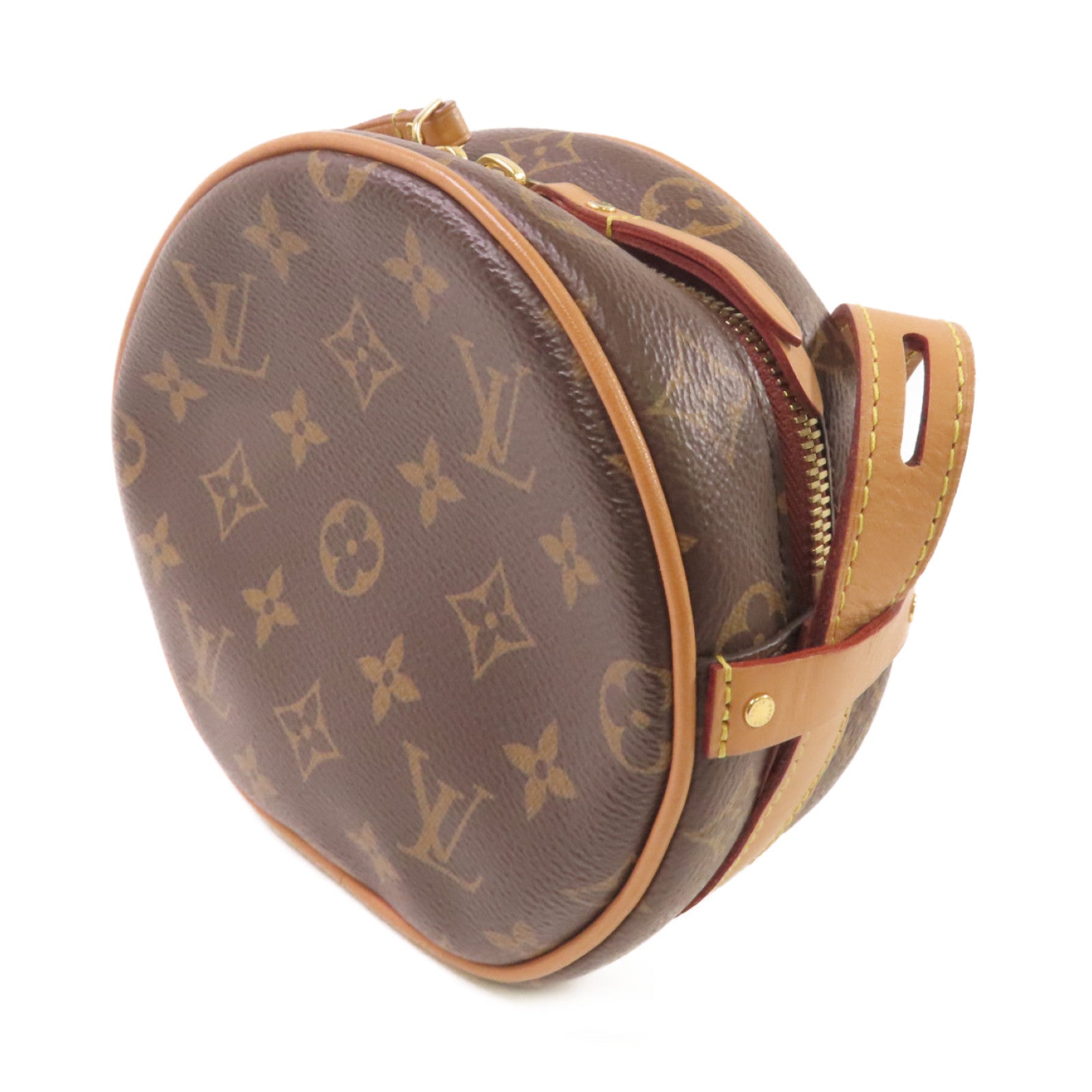 LOUIS VUITTON Monogram Boite Chapeau Souple Shoulder Bag金扣肩背袋啡色