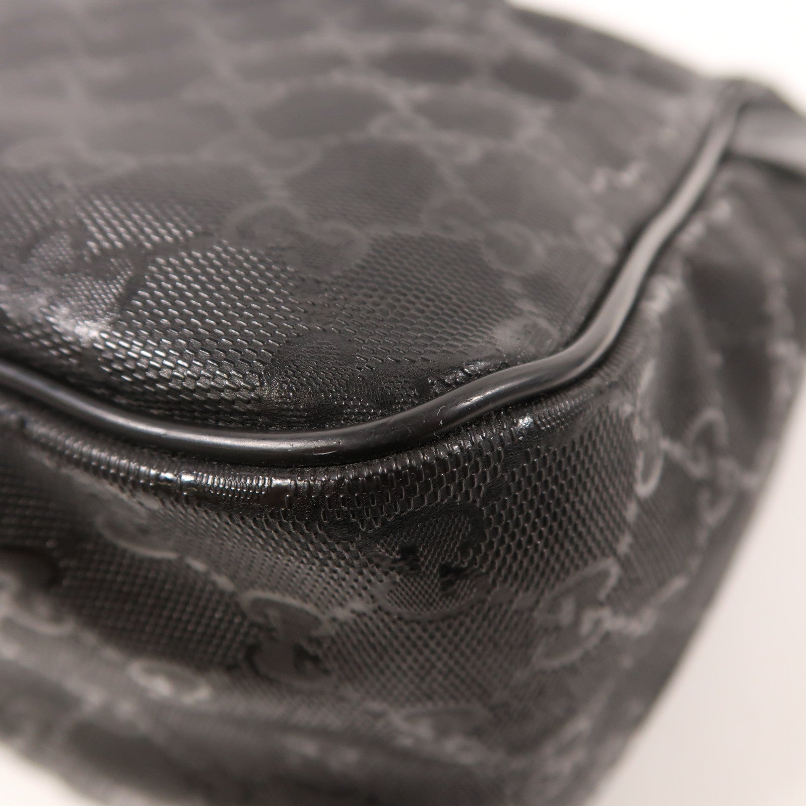 GUCCI 塗層帆布Shoulder Bag肩背袋