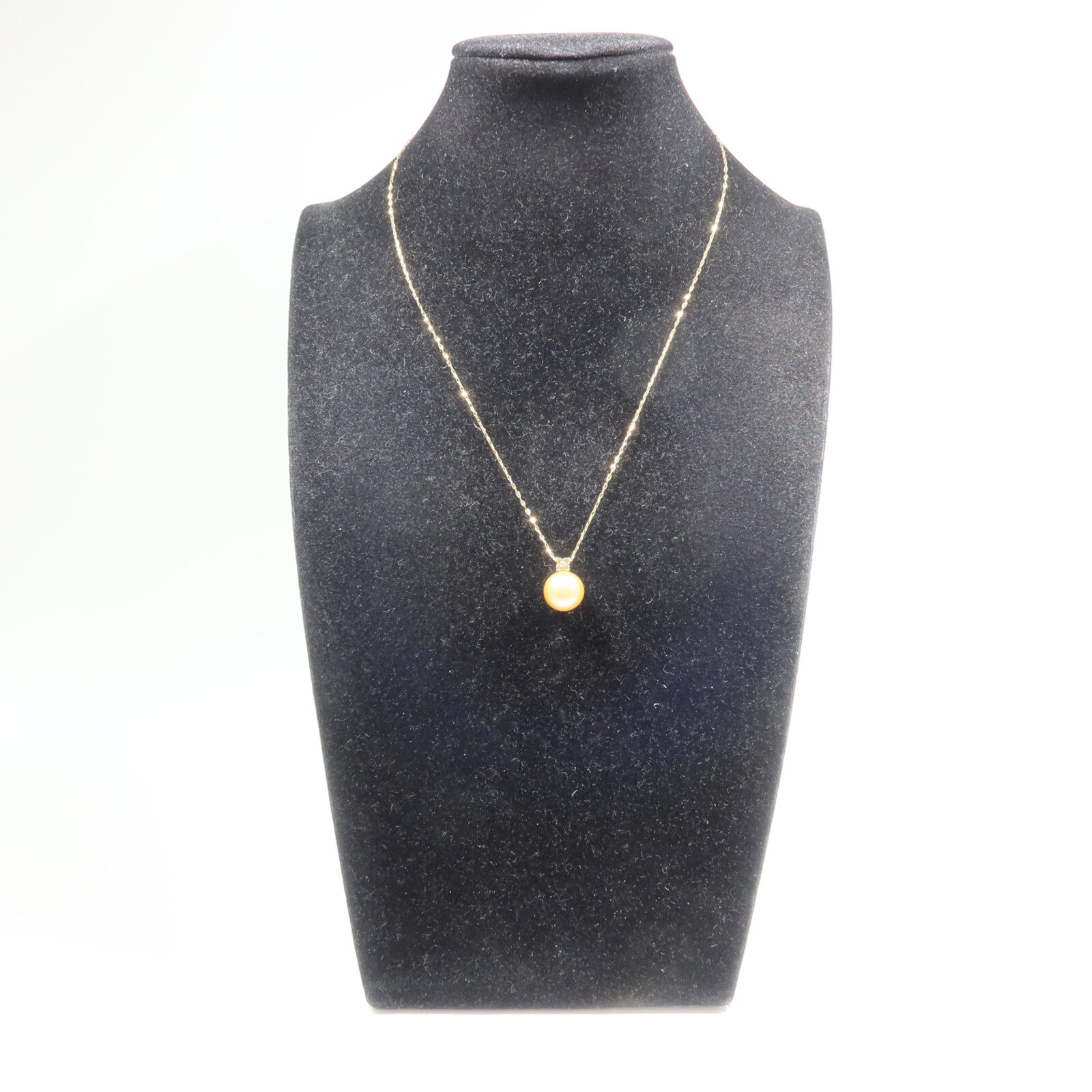 JEWELRY 18K黃金Pearl Diamond Necklace珍珠/鑽石項鍊