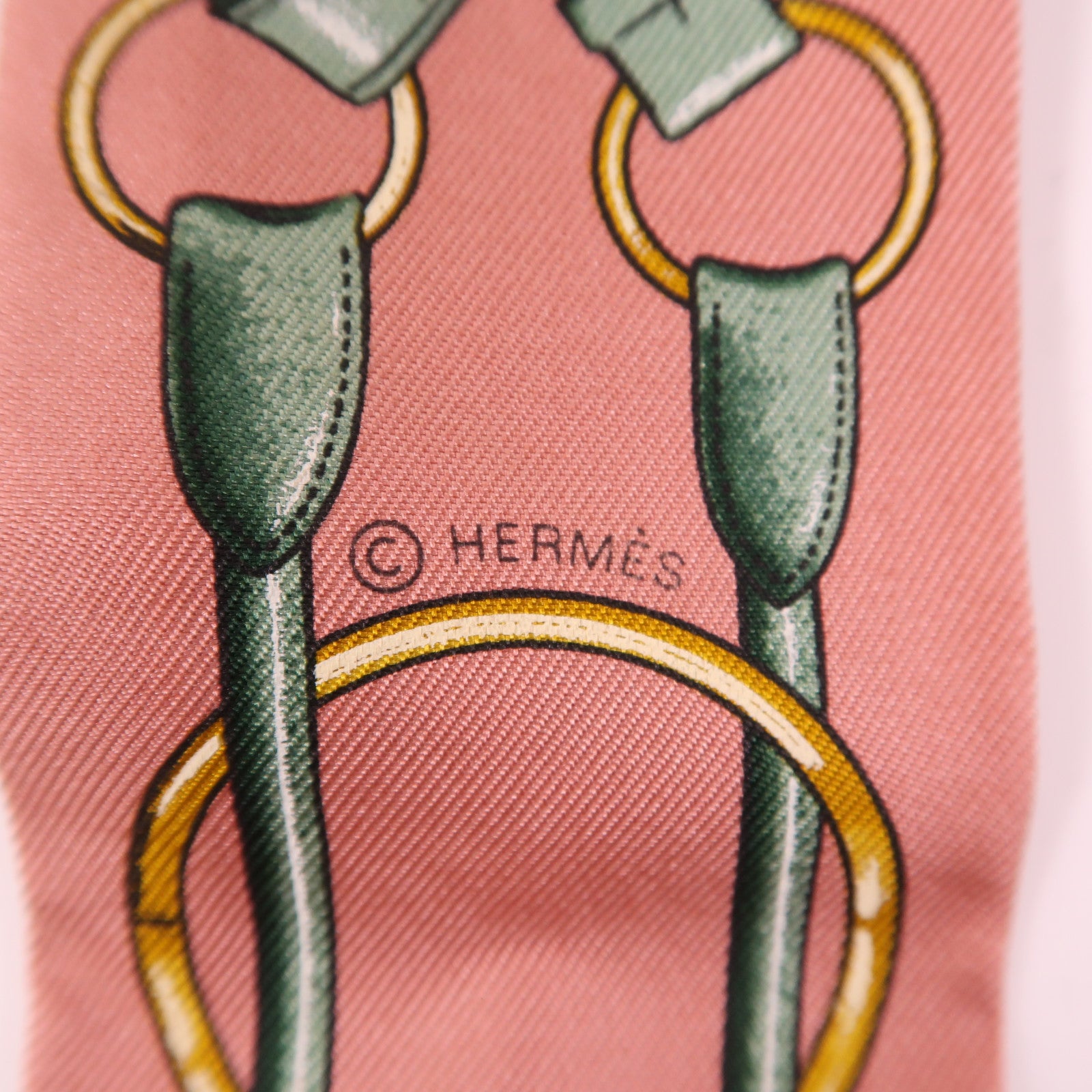 HERMES 絲質Twilly絲巾