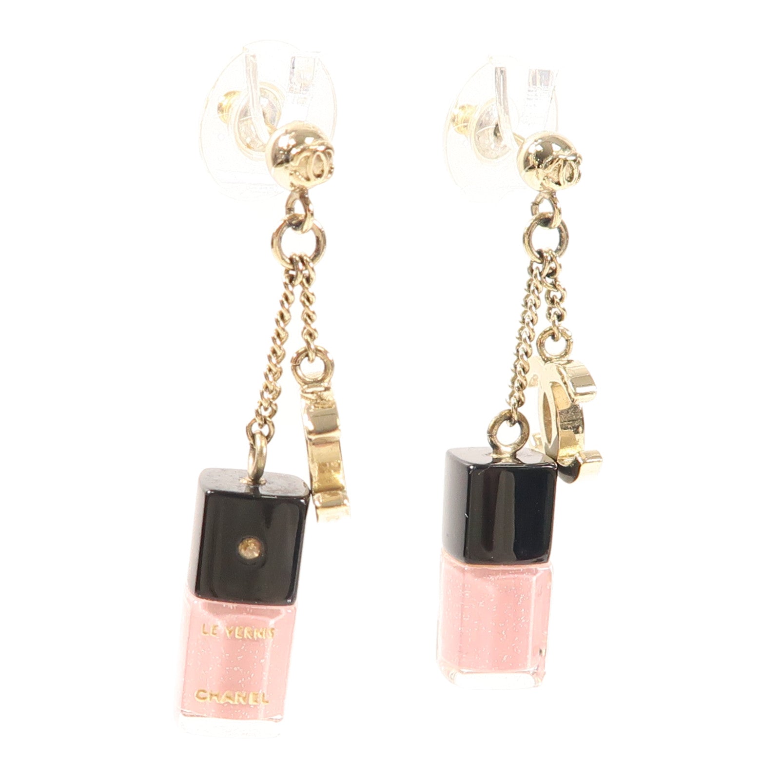 CHANEL PVC/金屬Earrings耳環