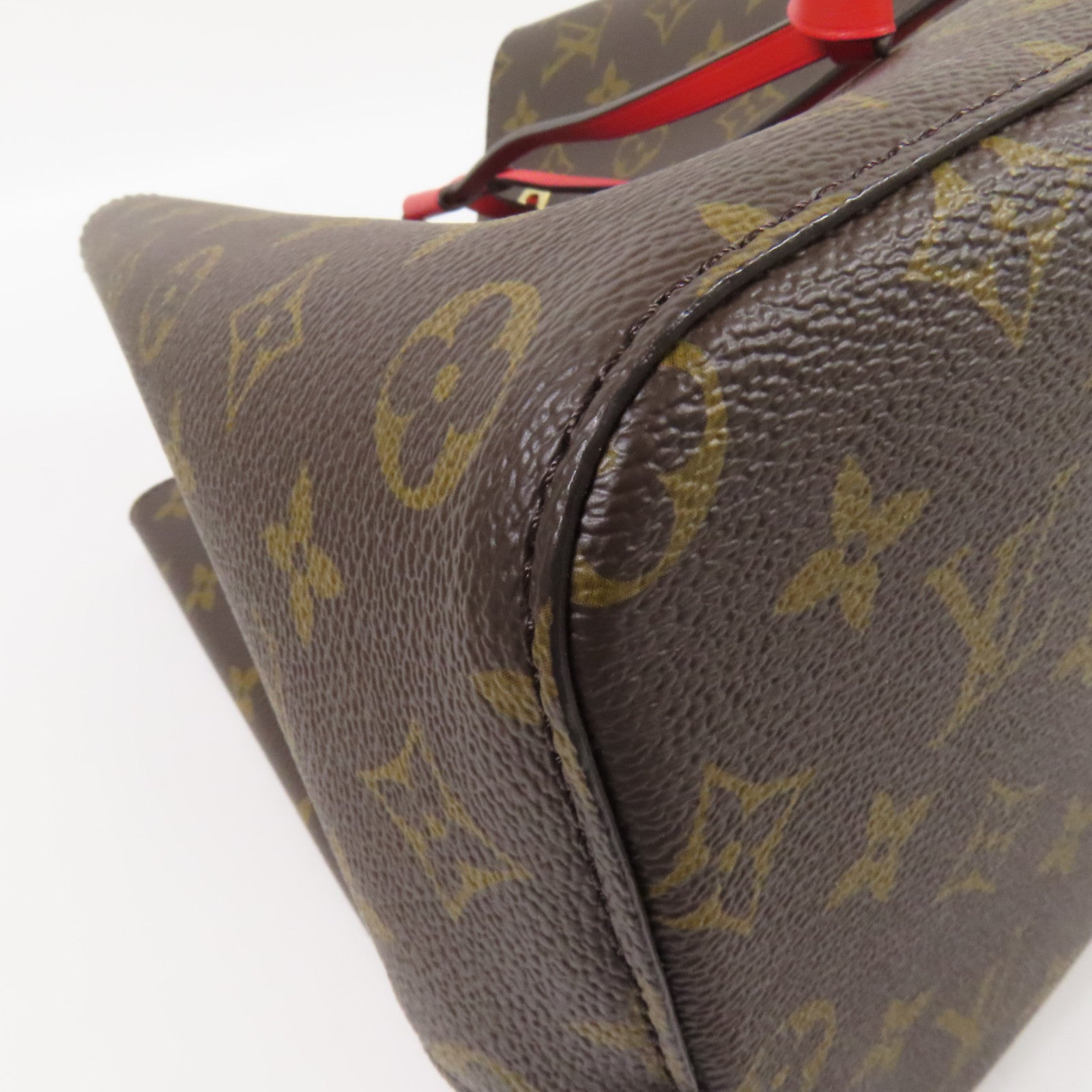 LOUIS VUITTON Monogram Neo Noe Bucket Bag金扣肩背袋Coquelicot