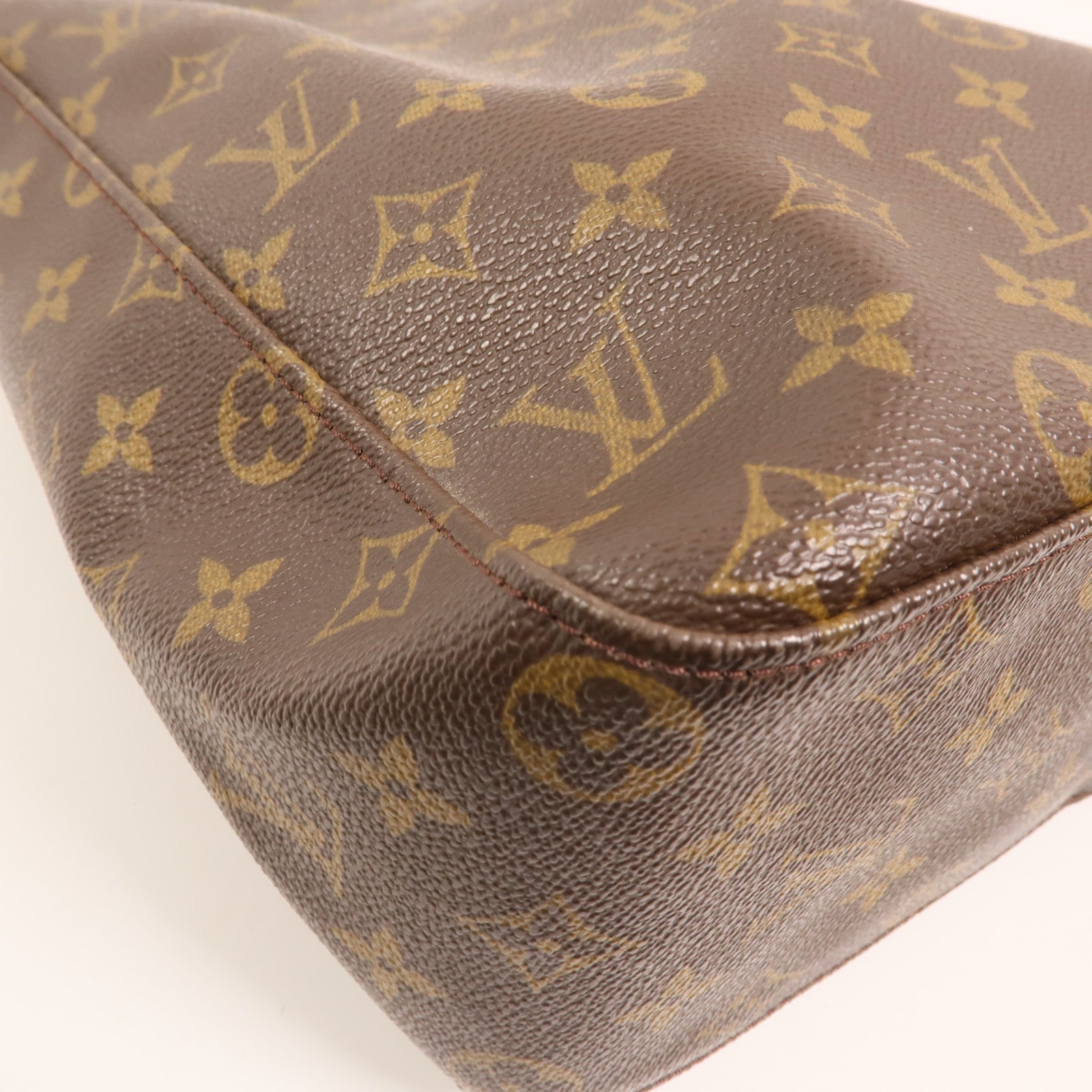 LOUIS VUITTON Monogram Looping GM金扣肩背袋