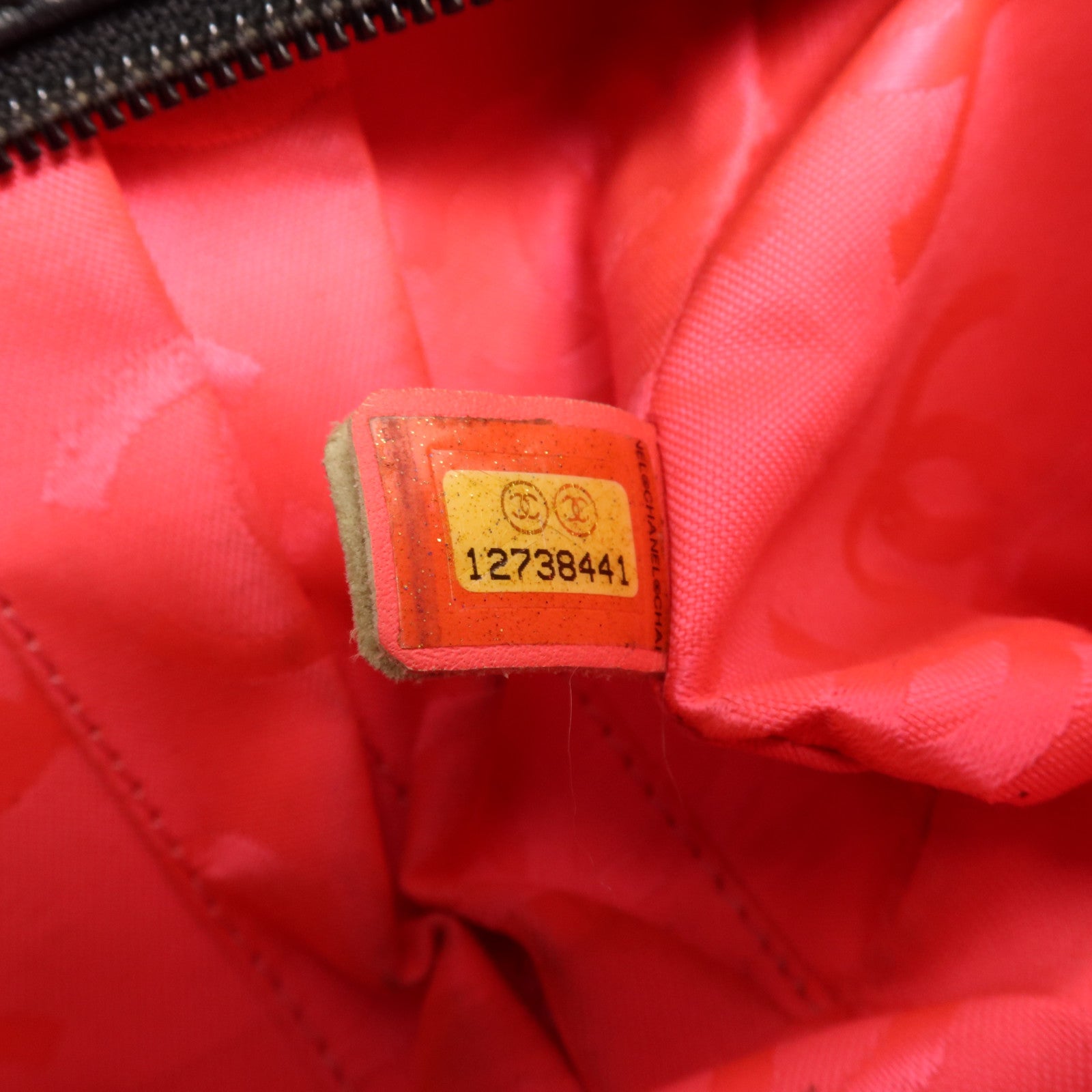 CHANEL 羊皮皮革Cambon Bag銀扣肩背袋