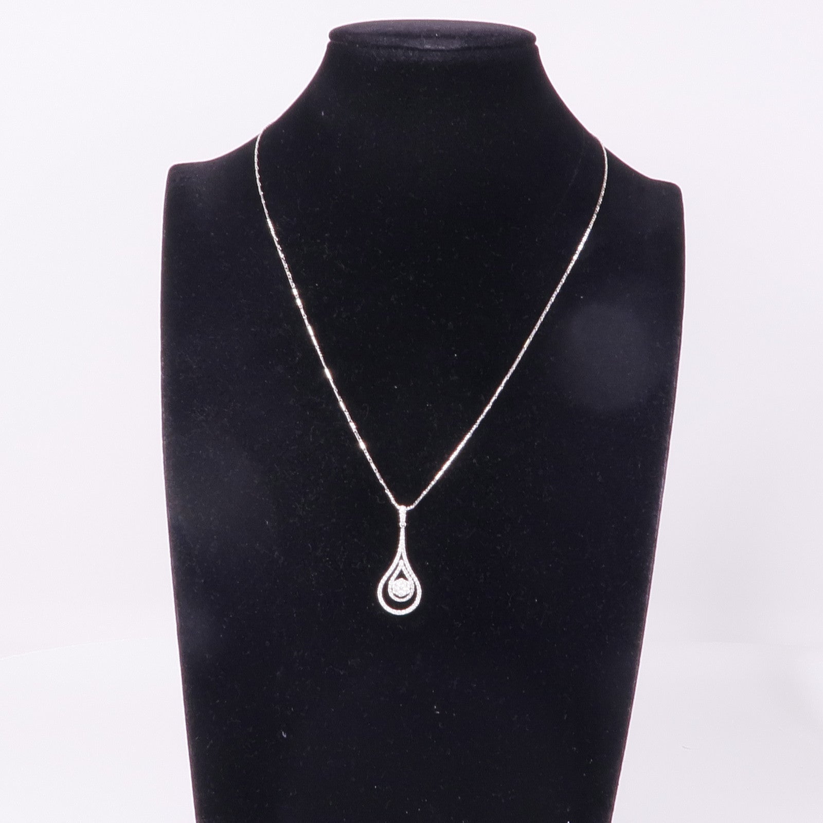 JEWELRY 18K白金Diamond Necklace鑽石項鍊