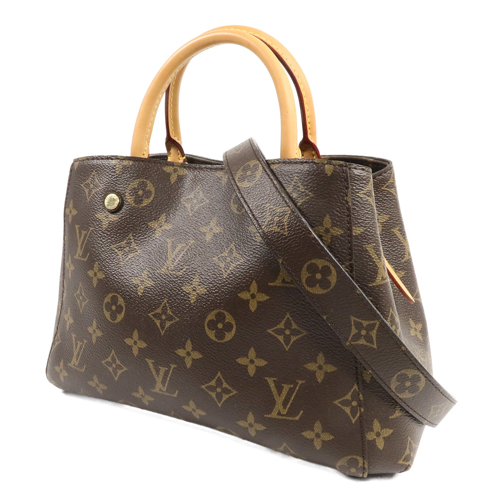 LOUIS VUITTON Monogram Montaigne BB手挽肩背兩用袋