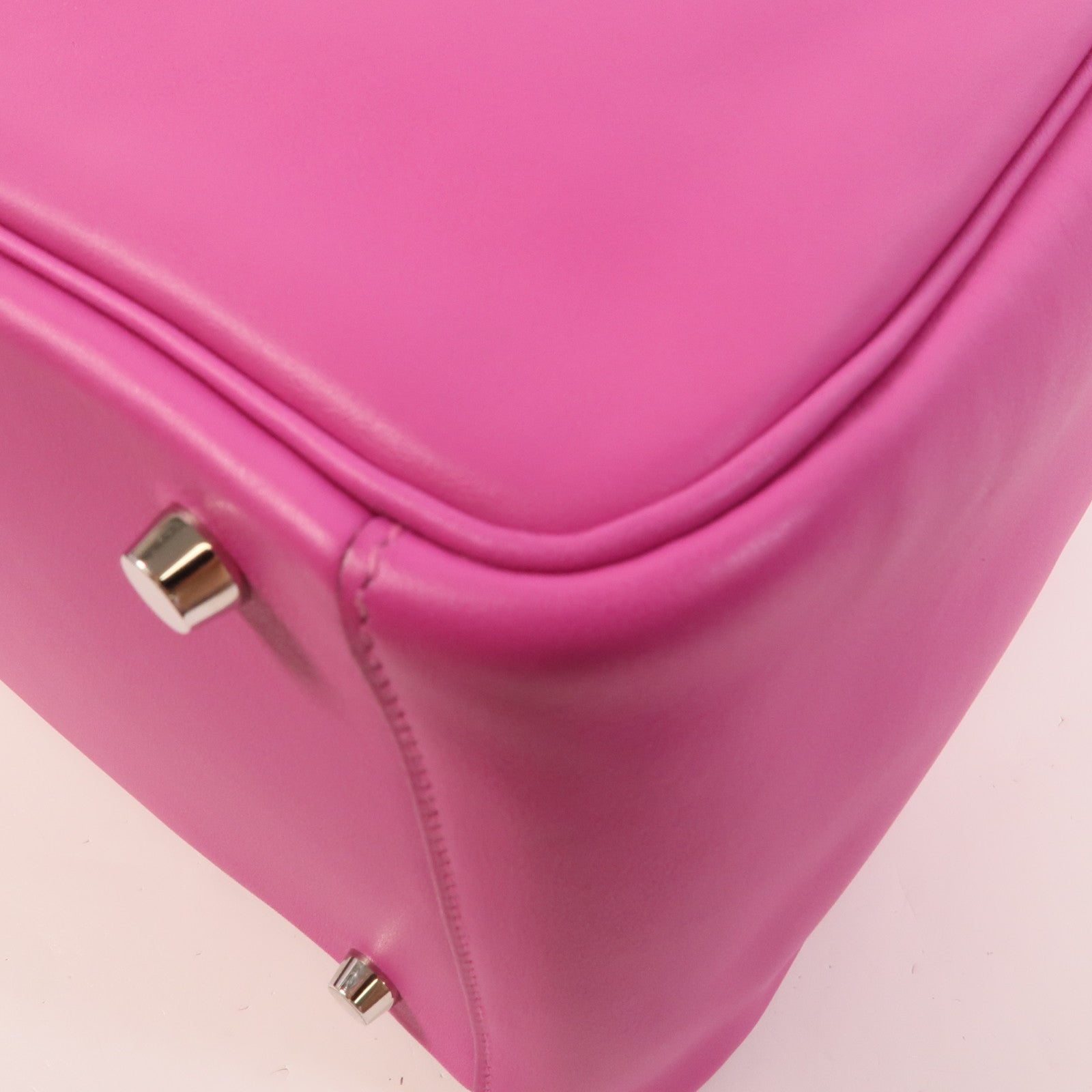 HERMES Swift/Epsom皮革Lindy 30手挽肩背兩用袋Rose Purple