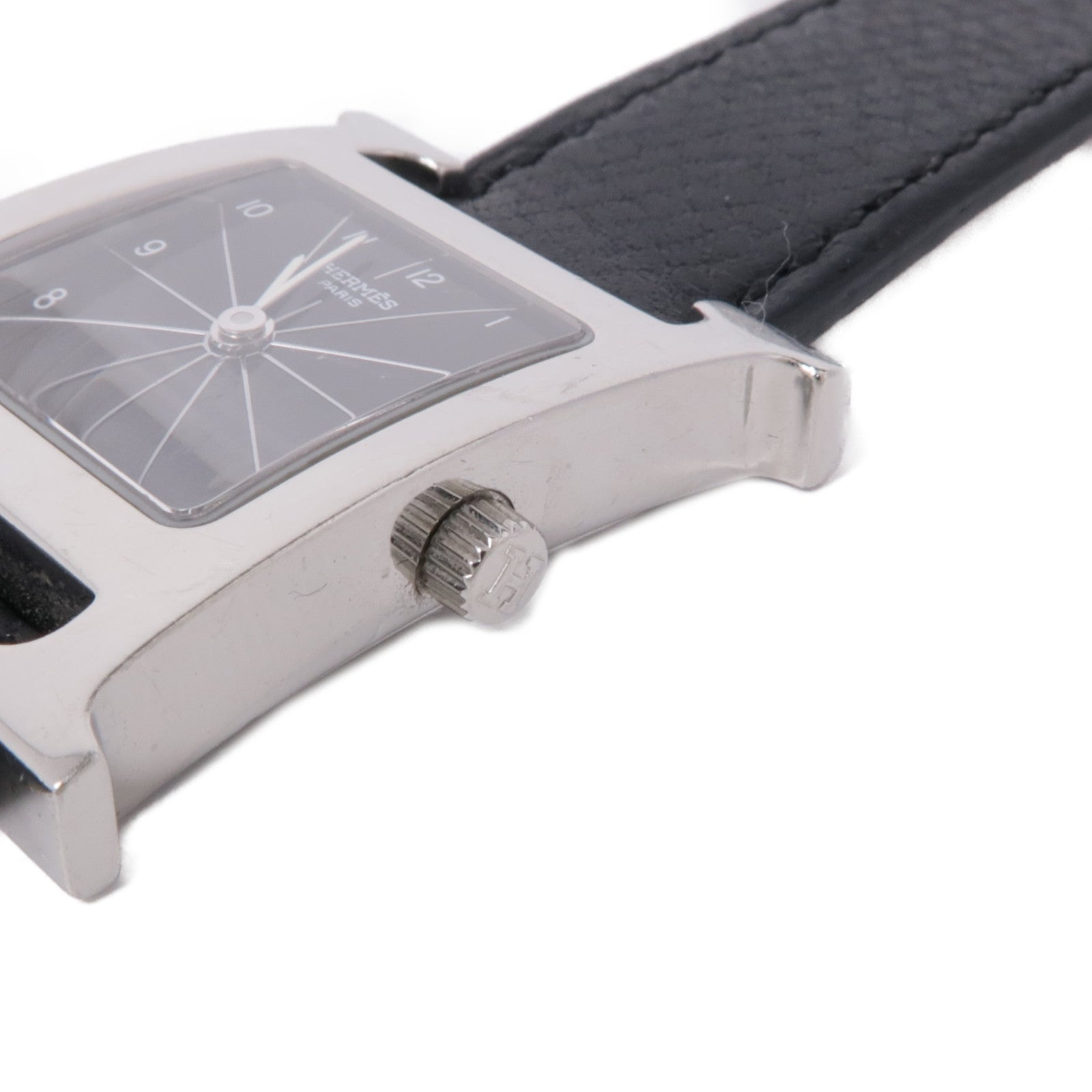 HERMES H Watch HH1.210 Quartz Watch Black