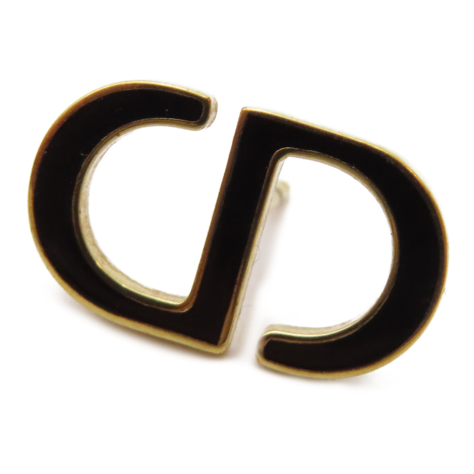 Dior 金屬Petit CD耳環金色