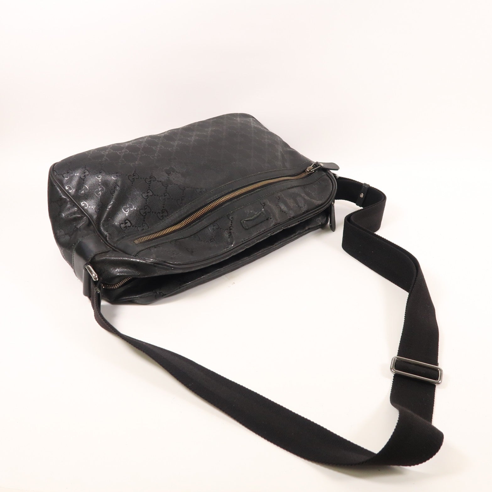 GUCCI 塗層帆布Shoulder Bag肩背袋