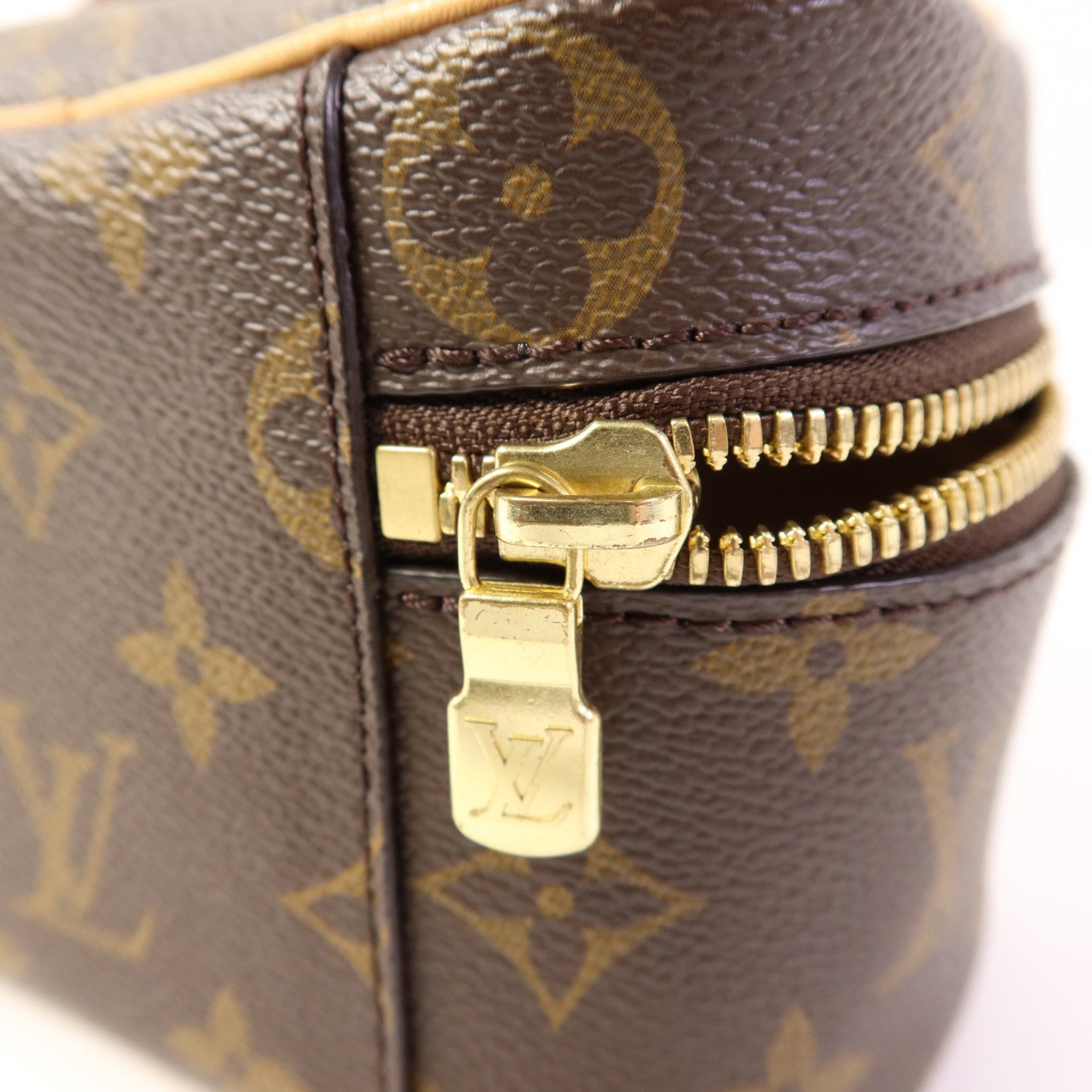 LOUIS VUITTON Monogram Nice Nano金扣化妝袋
