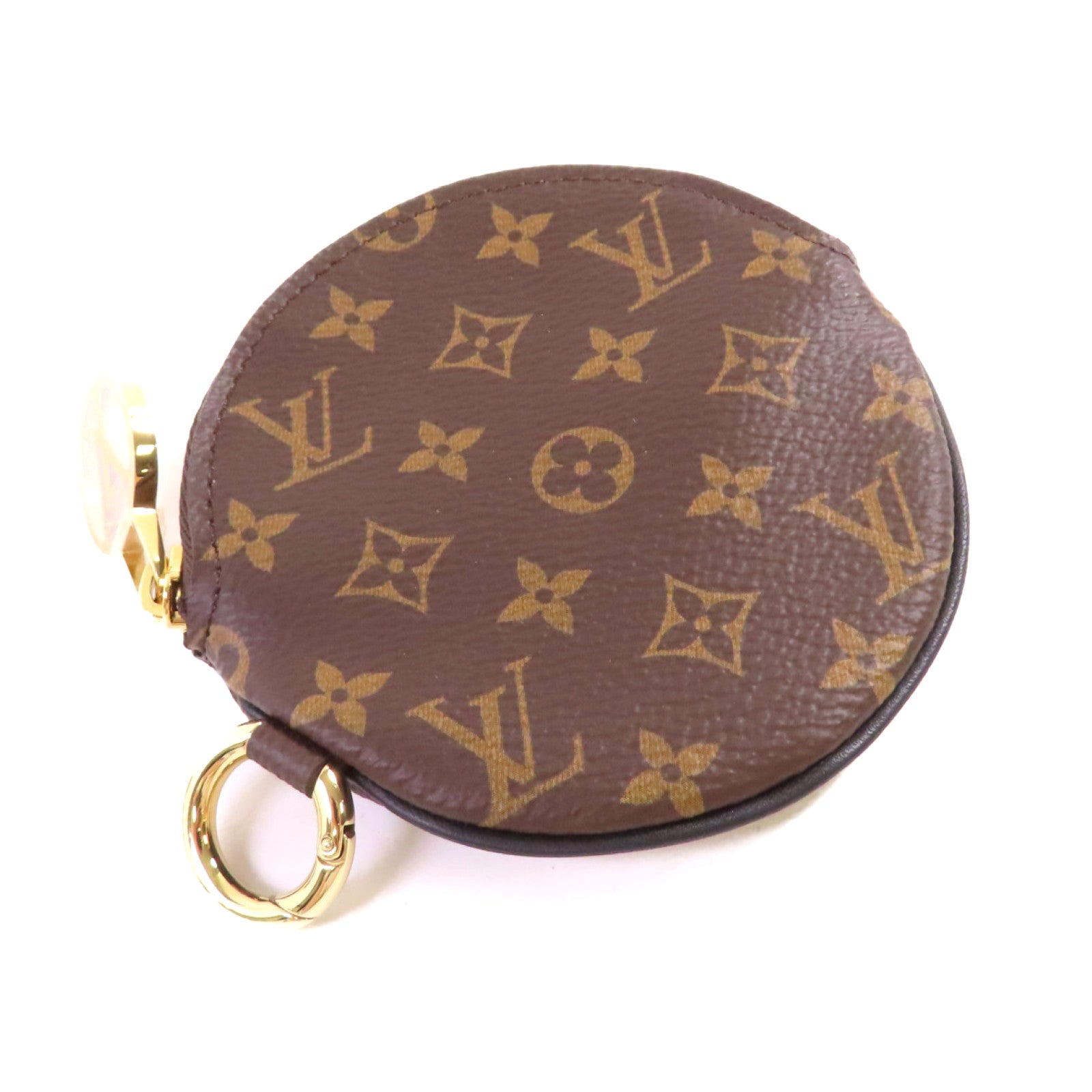 LOUIS VUITTON 【激減優惠】Monogram Trio Pouch金扣手拿包啡色