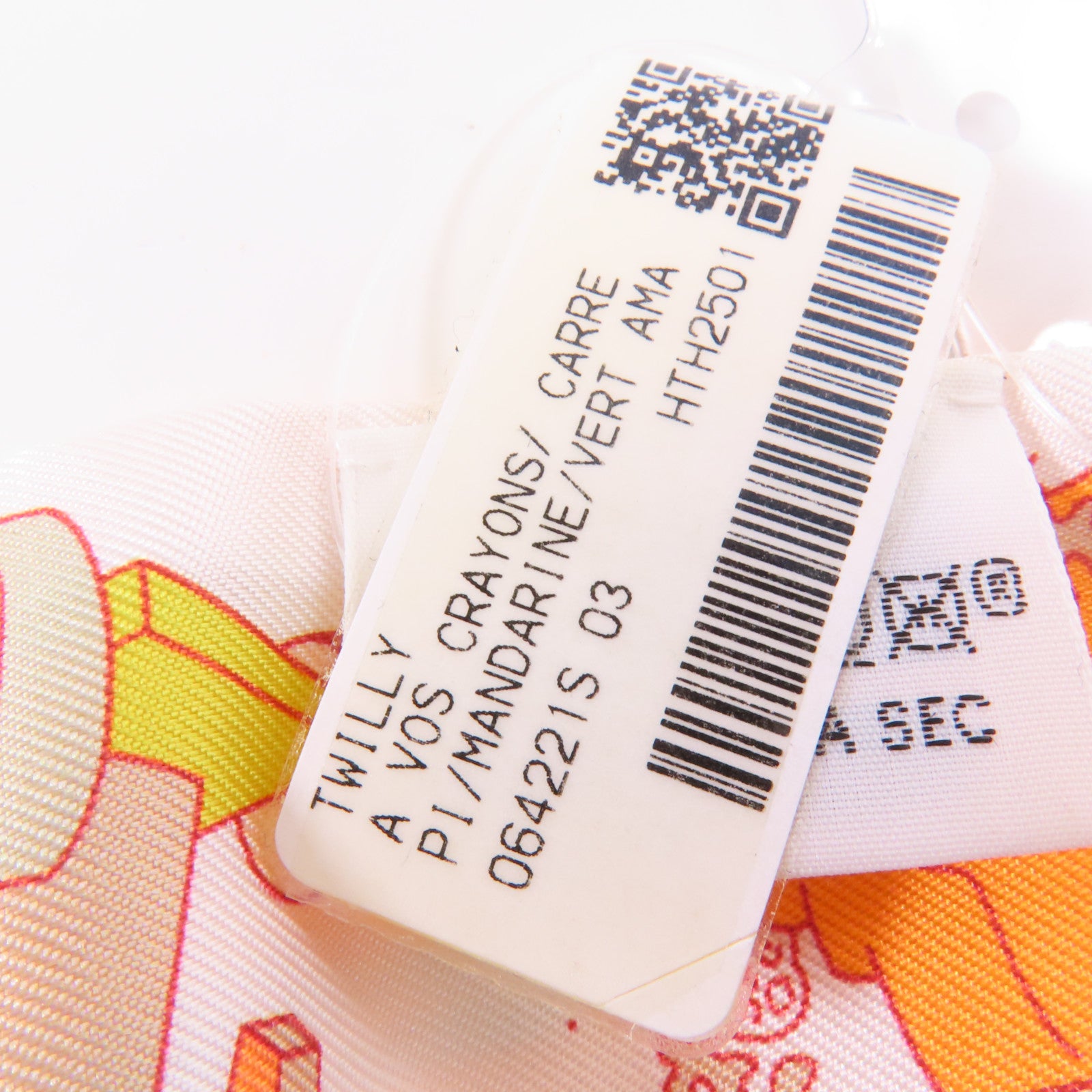 HERMES 絲質Twilly絲巾