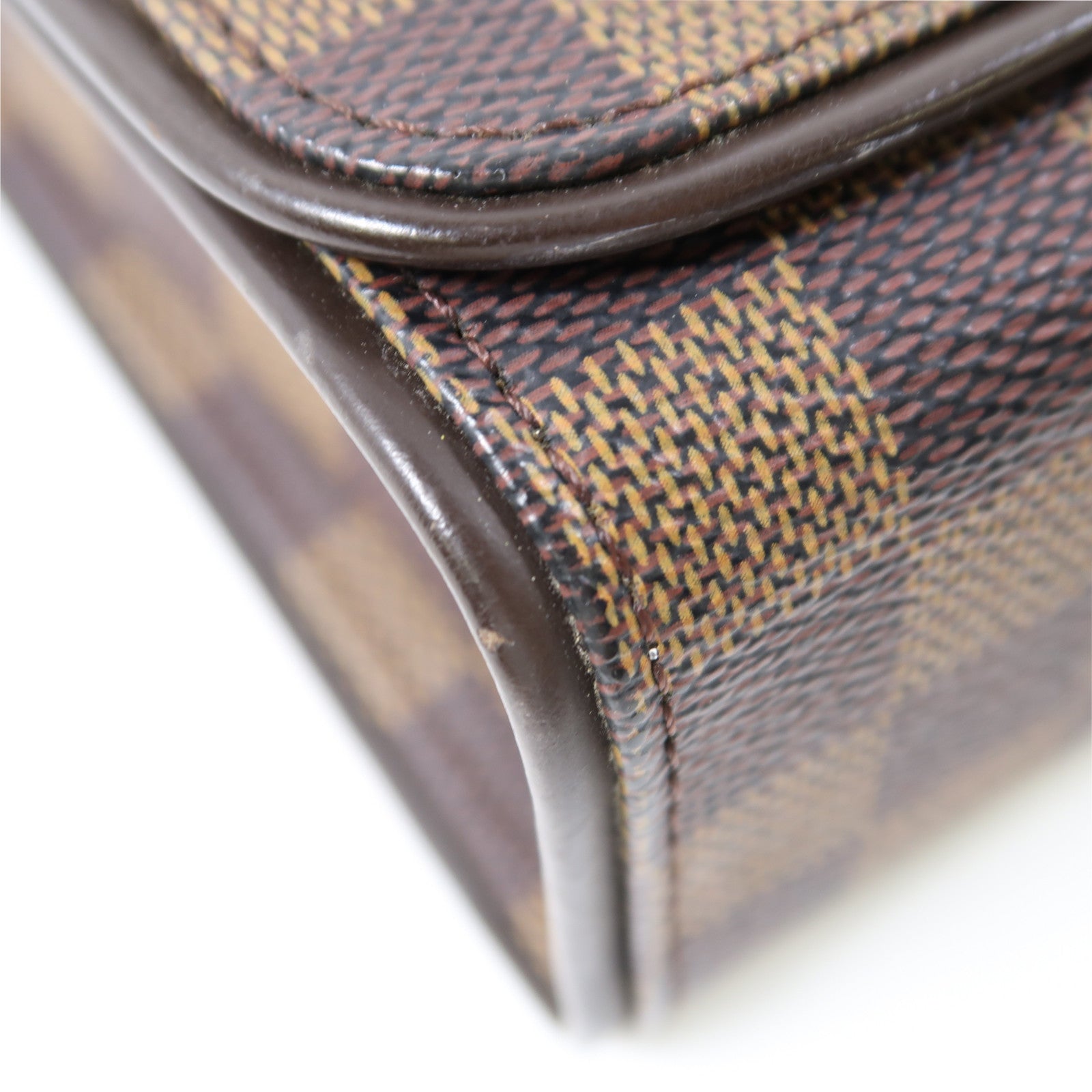 LOUIS VUITTON Damier Ebene Tribeca Mini肩背袋啡色