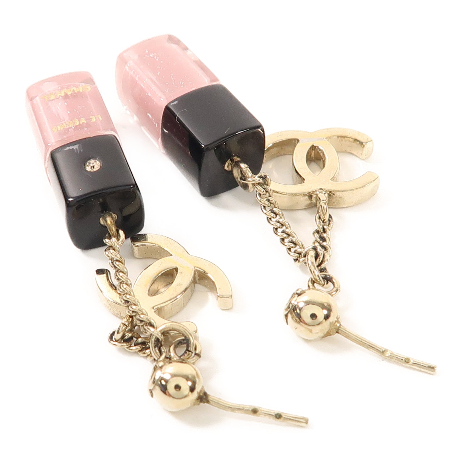 CHANEL PVC/金屬Earrings耳環