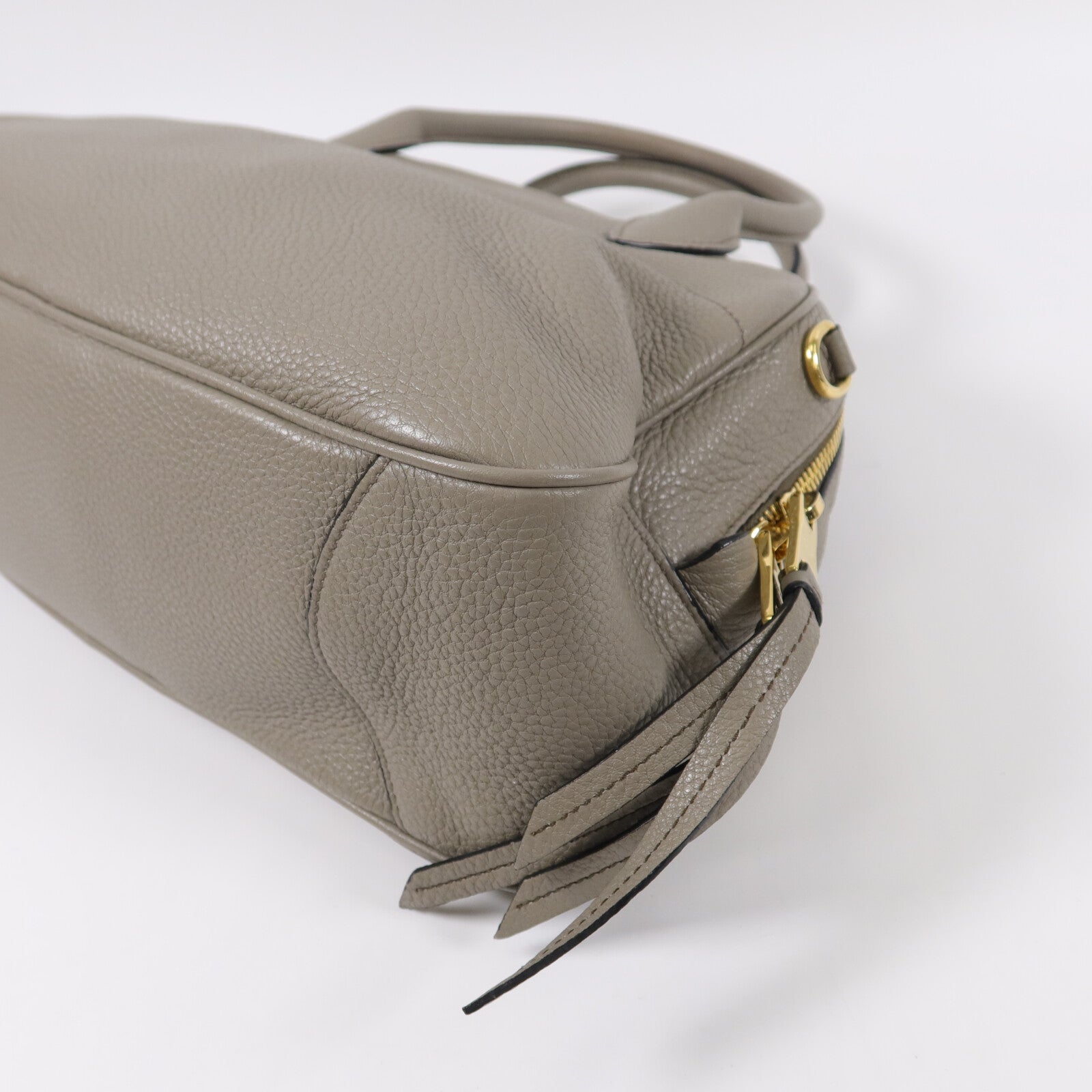 PRADA 牛皮皮革Nero Vitello Daino Bag手挽肩背兩用袋
